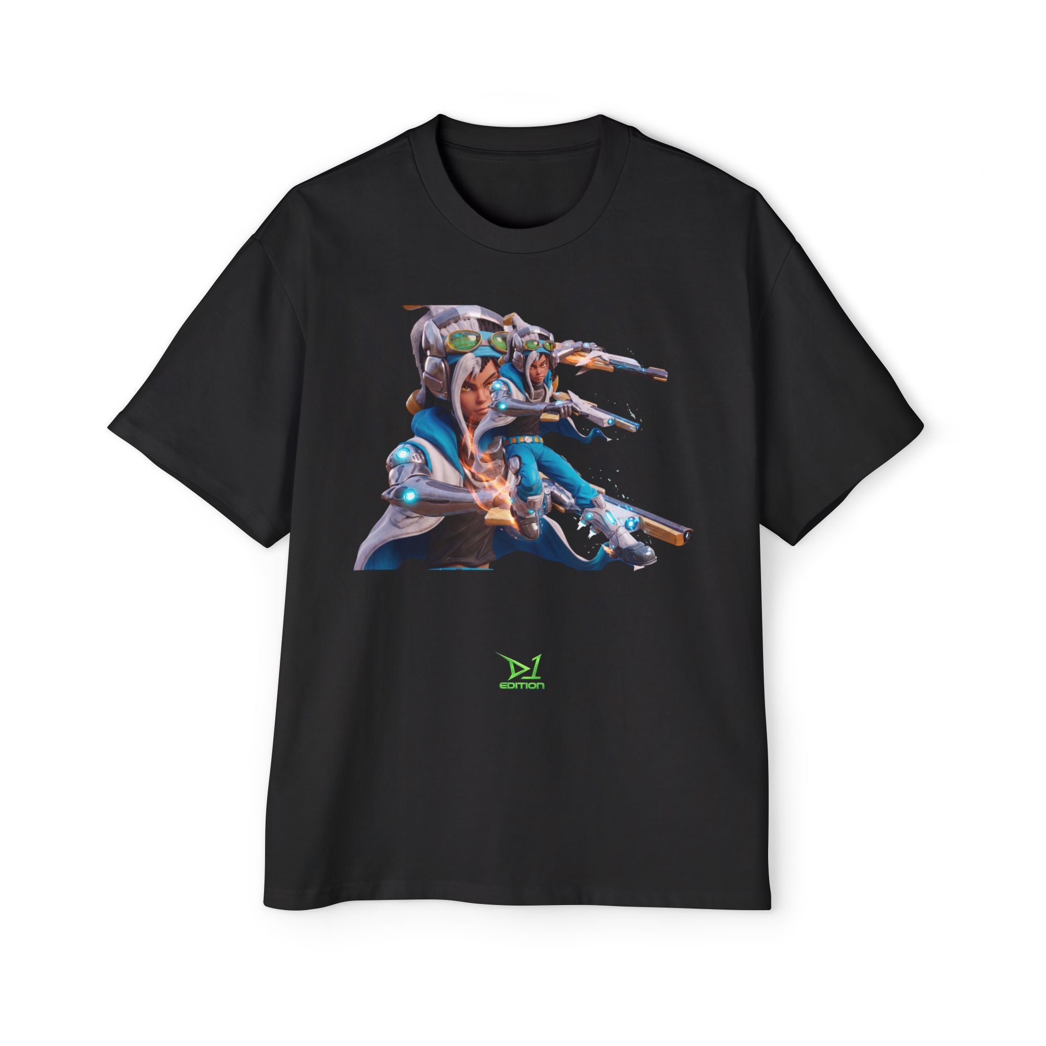 Oversized Graphic Tee — Aaron Ayuta - Character Print 2nd