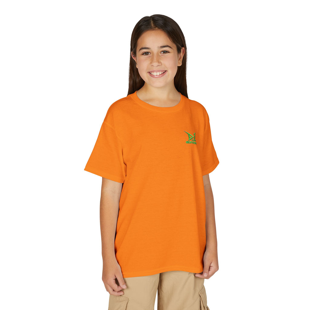 Youth T-Shirt — Green ‘D1 Edition’ Logo Chest Tee