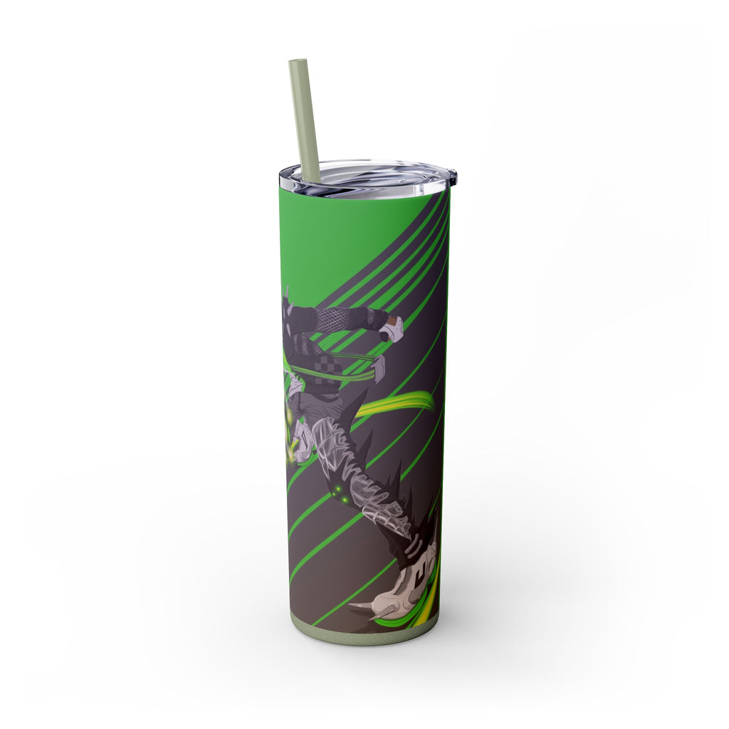 DayOne Character - Skinny Tumbler with Straw, 20oz