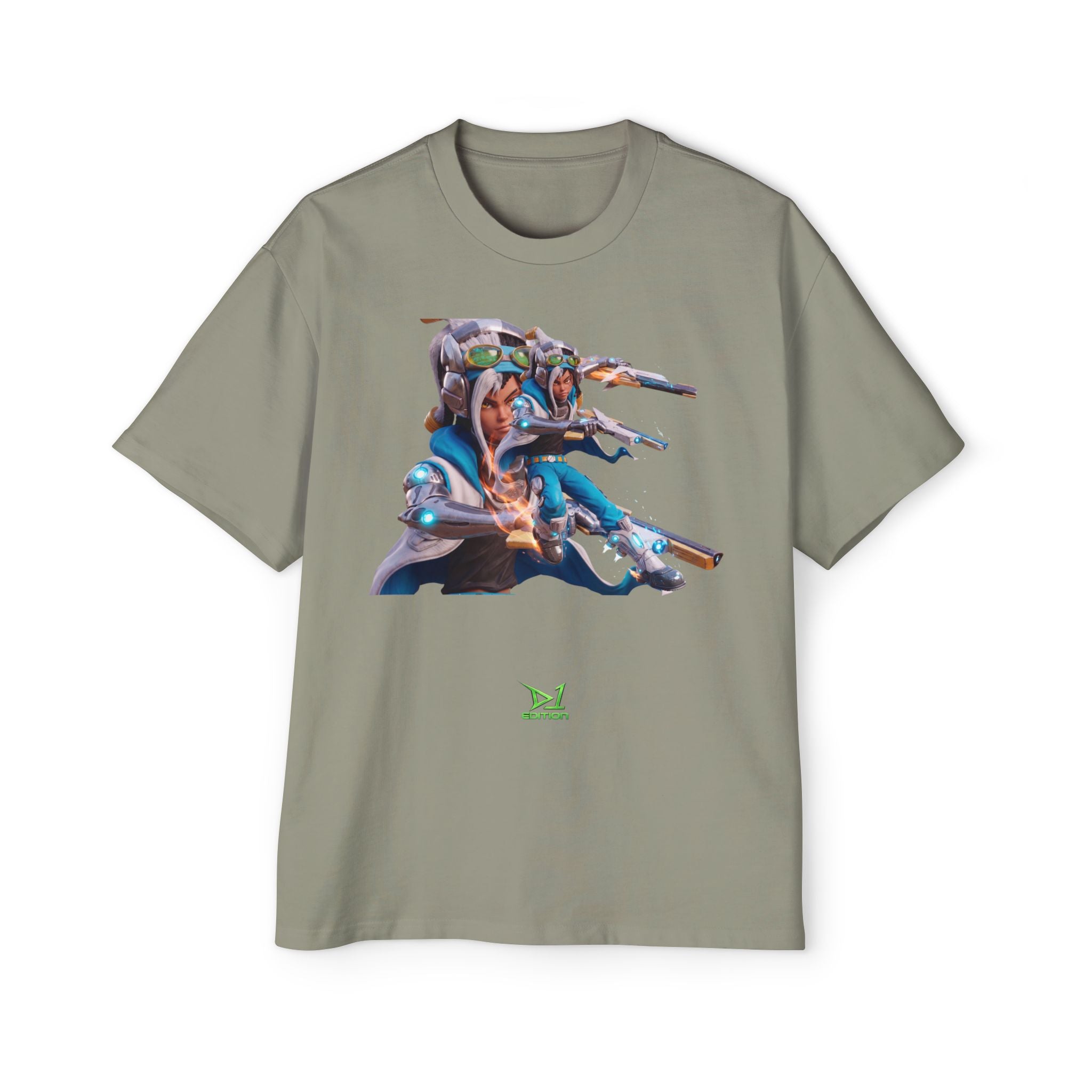 Oversized Graphic Tee — Aaron Ayuta - Character Print 2nd