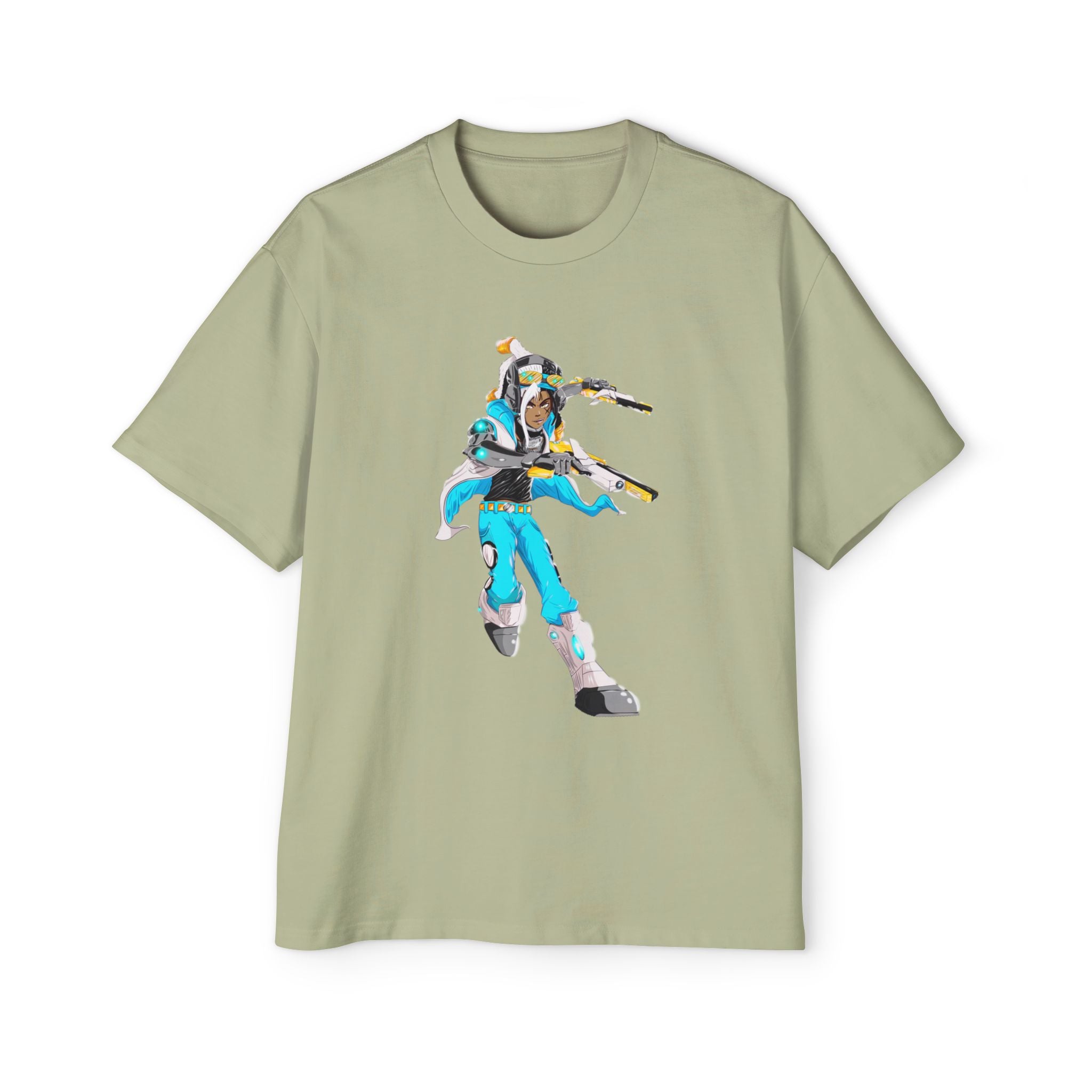 Oversized Graphic Tee — Aaron Ayuta - Character Print