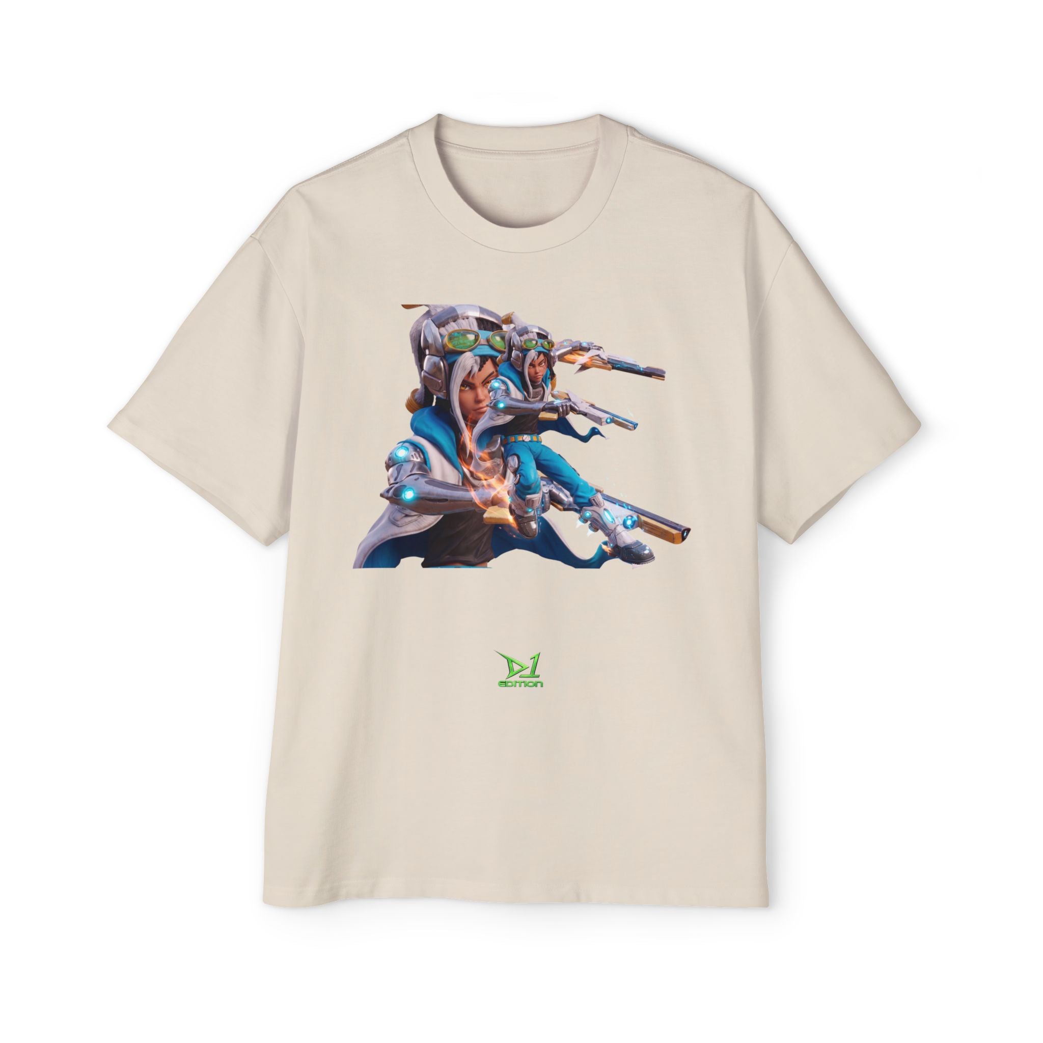 Oversized Graphic Tee — Aaron Ayuta - Character Print 2nd