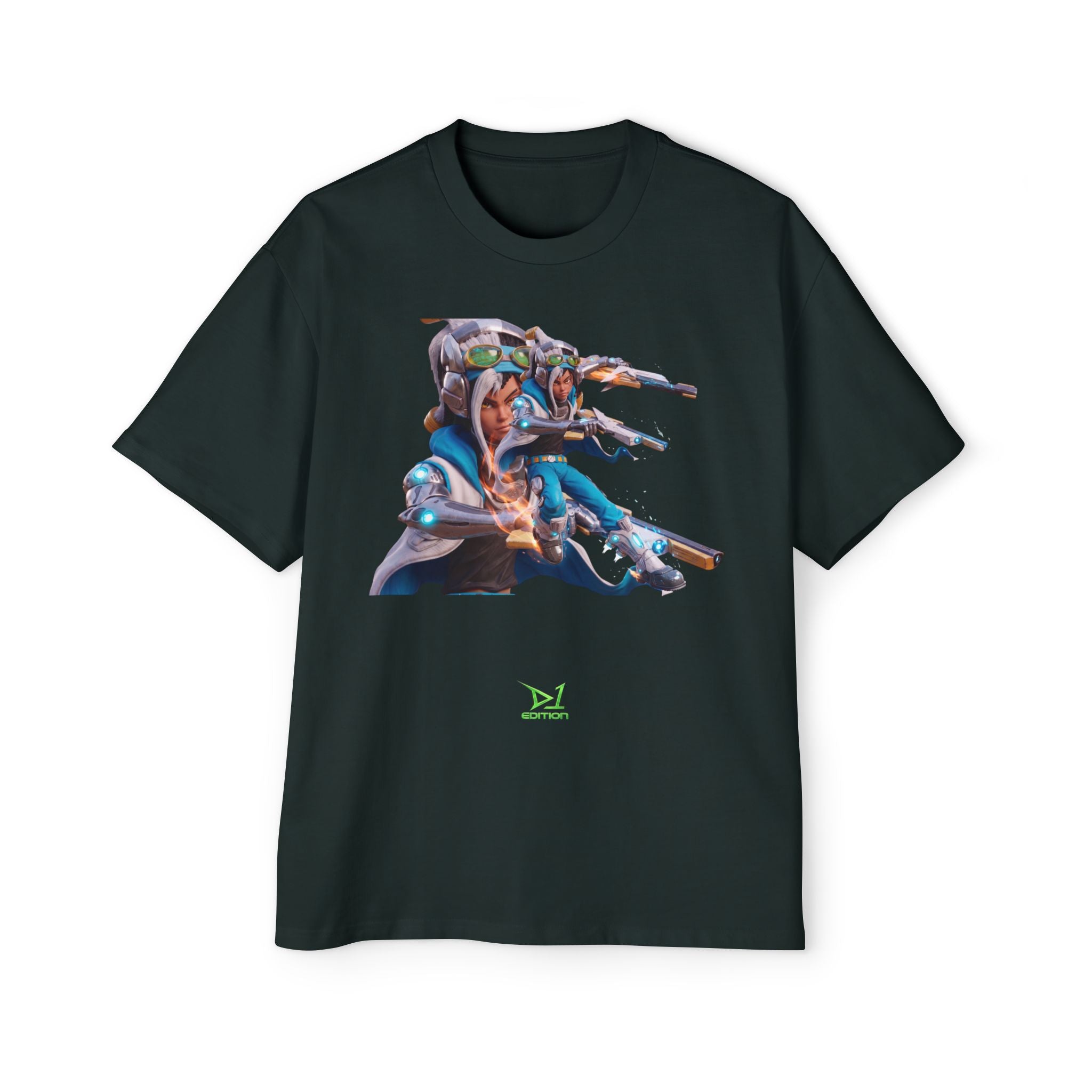Oversized Graphic Tee — Aaron Ayuta - Character Print 2nd