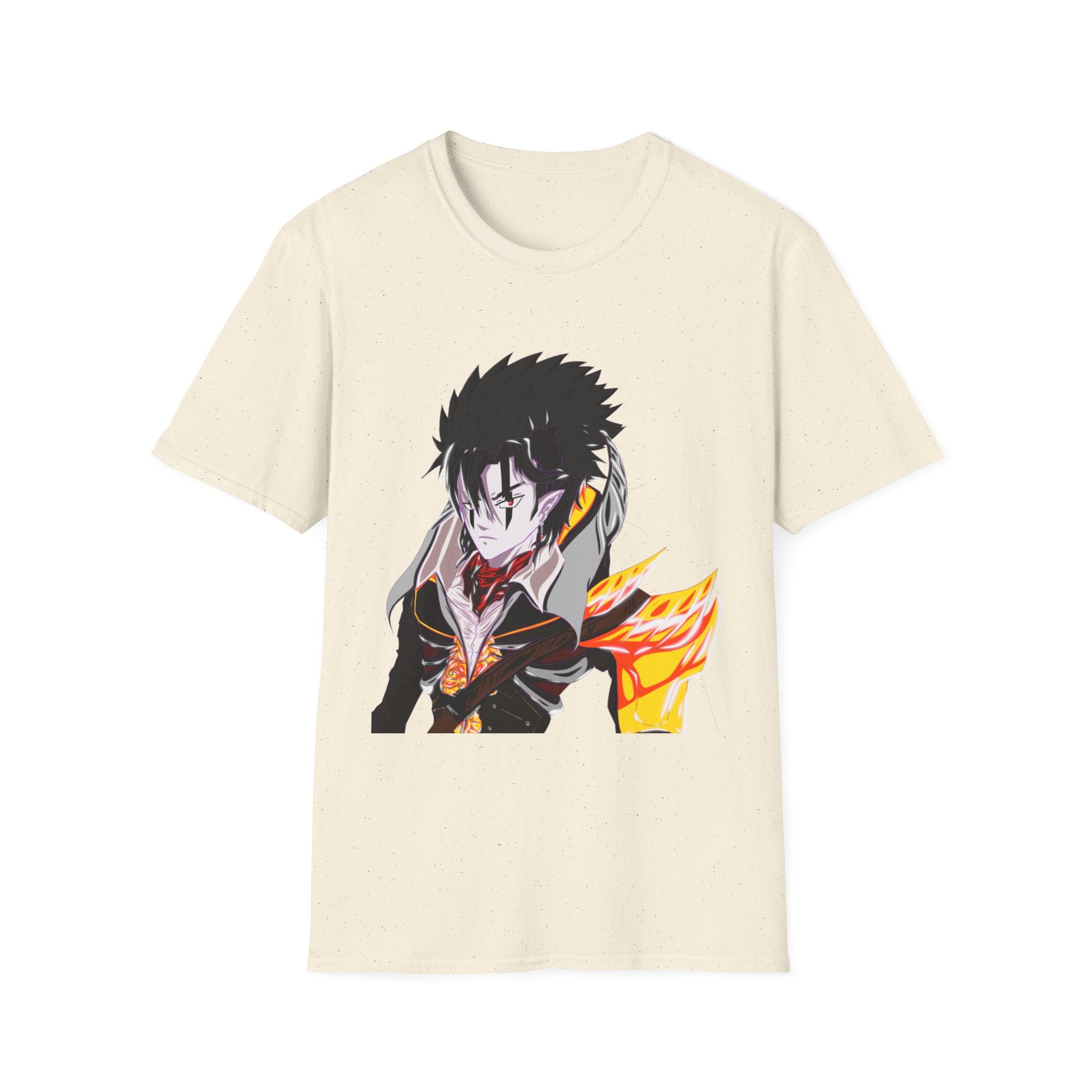 Sycho Syndicate - Agro - T-Shirt — Dark Hero Portrait with Fire Accent