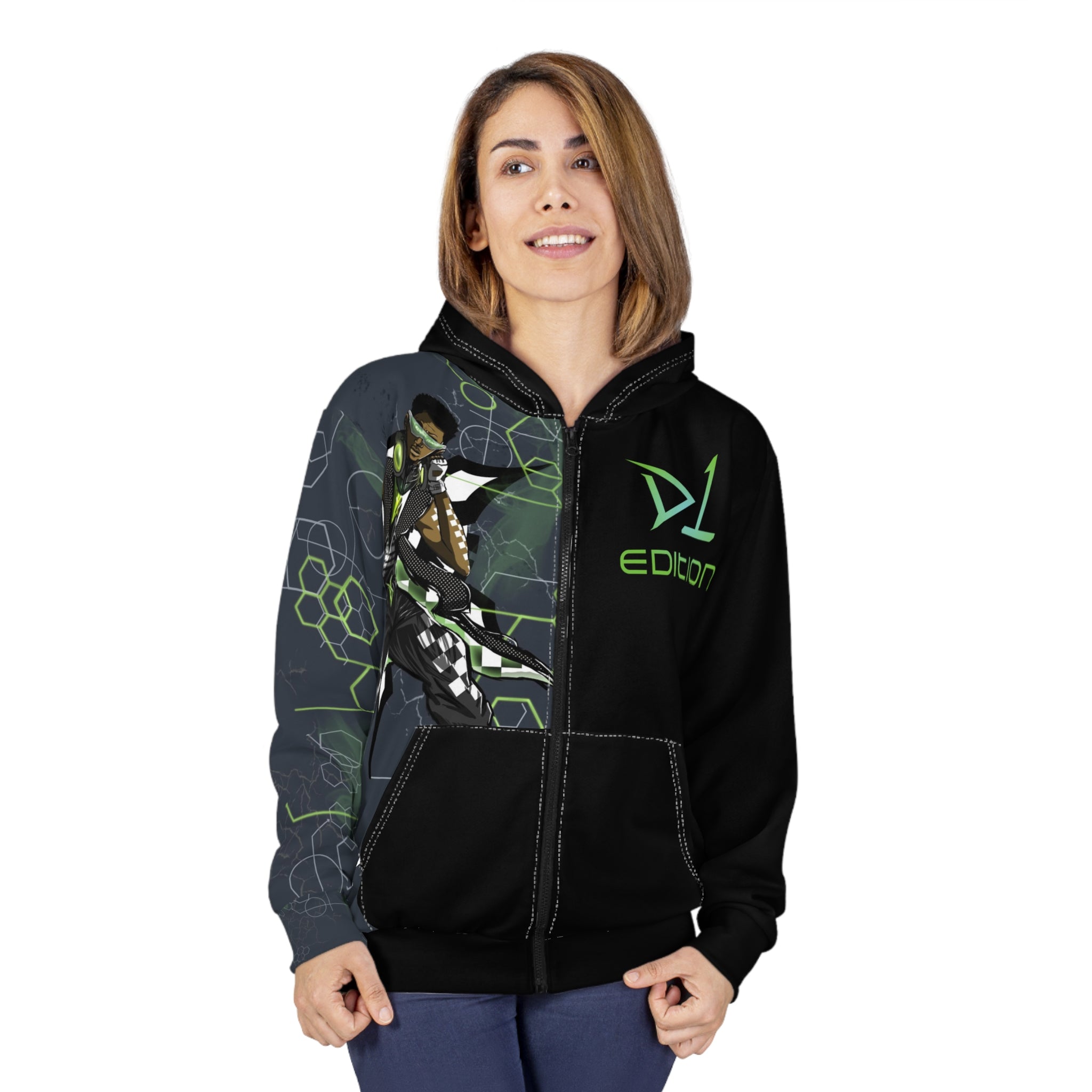 D1 Edition Unisex Zip Hoodie (AOP)
