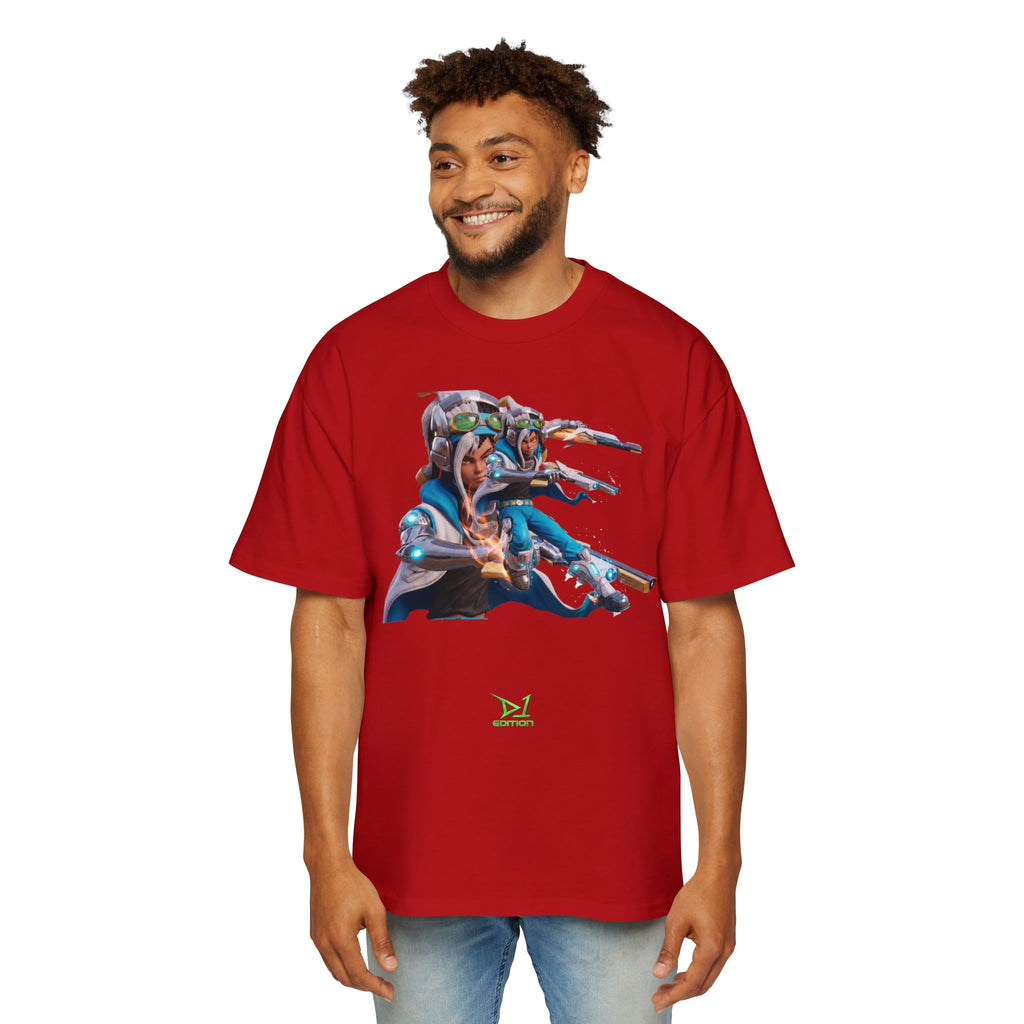 Oversized Graphic Tee — Aaron Ayuta - Character Print 2nd
