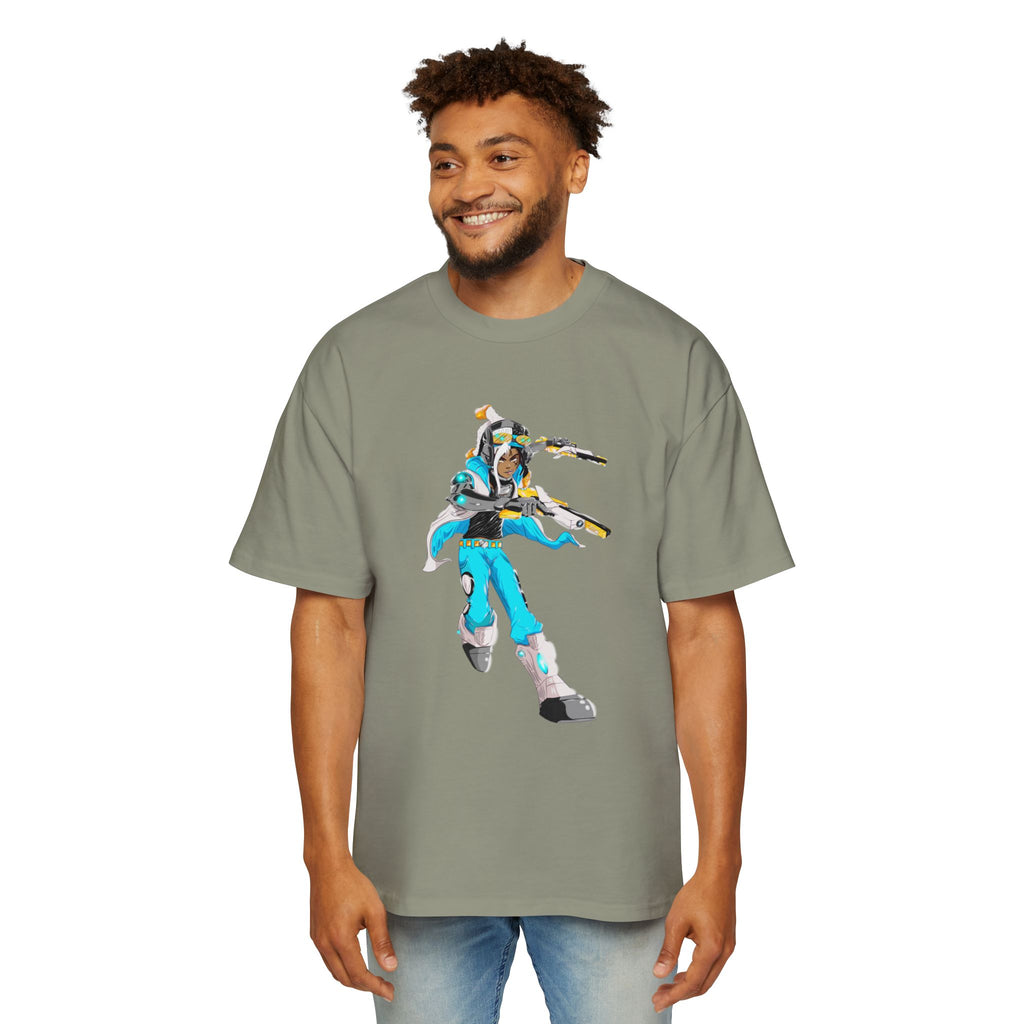 Oversized Graphic Tee — Aaron Ayuta - Character Print