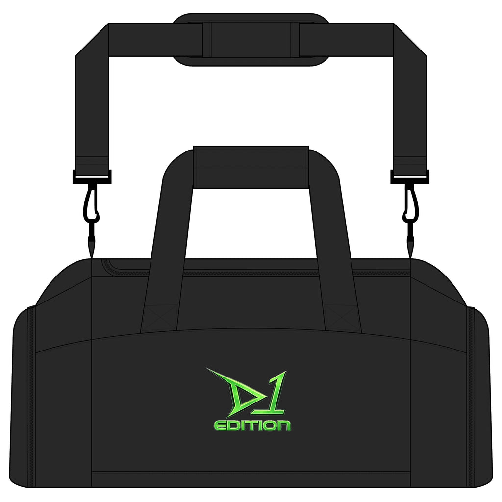 D1 Edition Athletic Gym Bag — Lightweight Sports Duffle with Logo