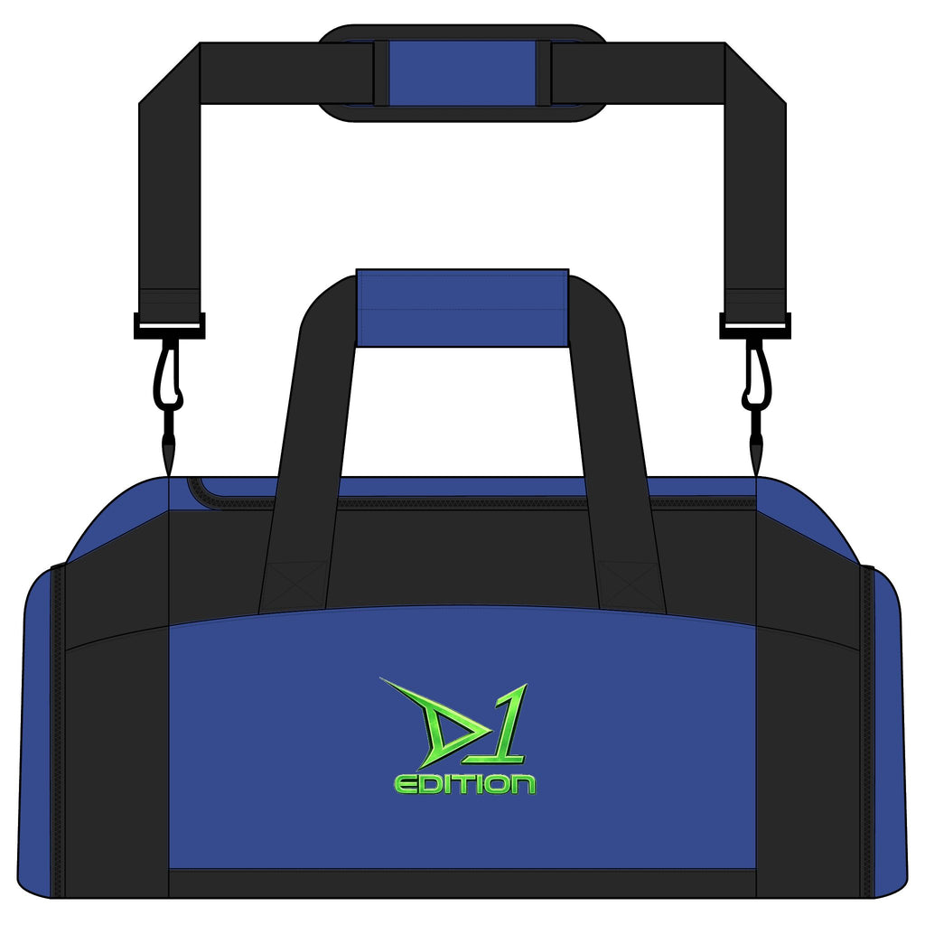 D1 Edition Athletic Gym Bag — Lightweight Sports Duffle with Logo