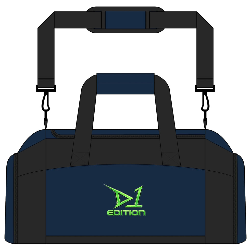 D1 Edition Athletic Gym Bag — Lightweight Sports Duffle with Logo