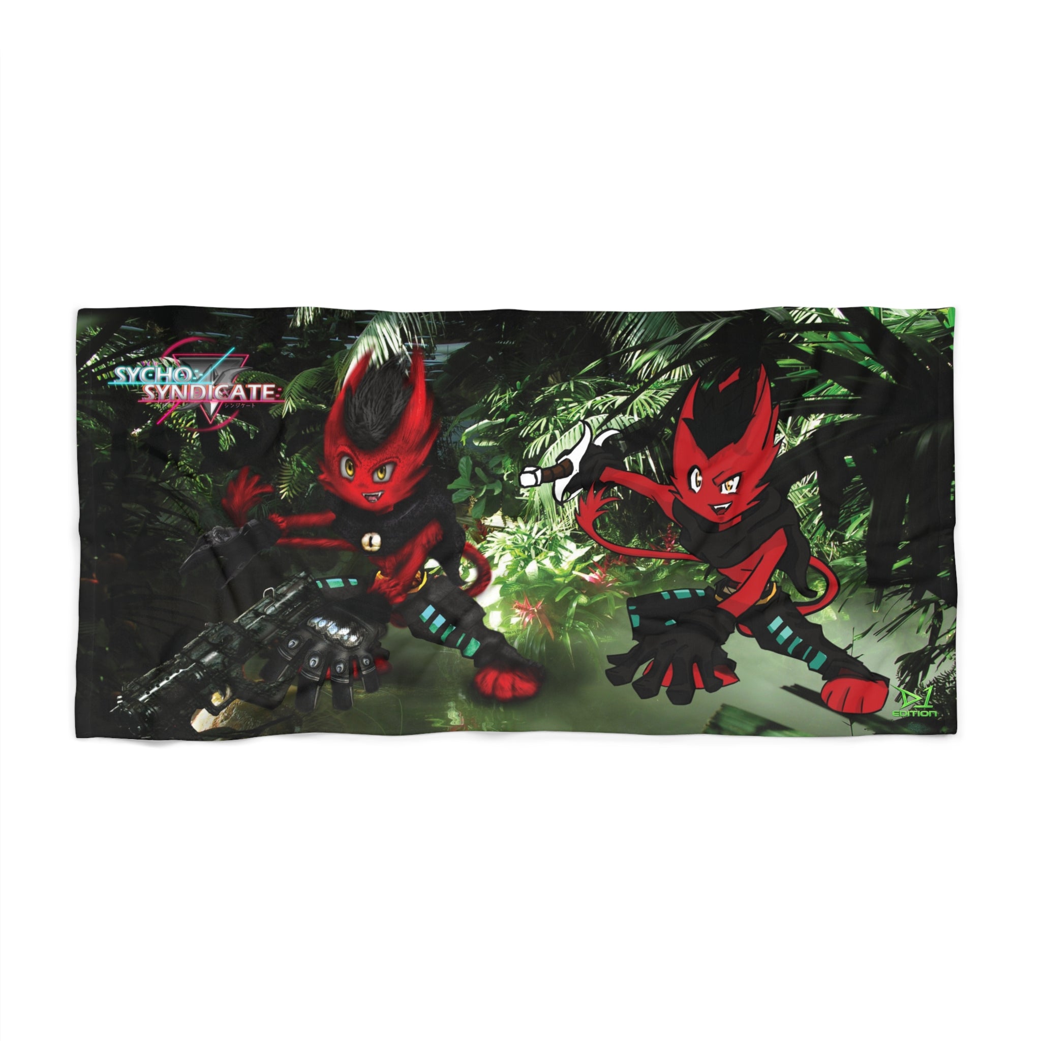Sycho Syndicate - Zulu Character -  Beach Towel
