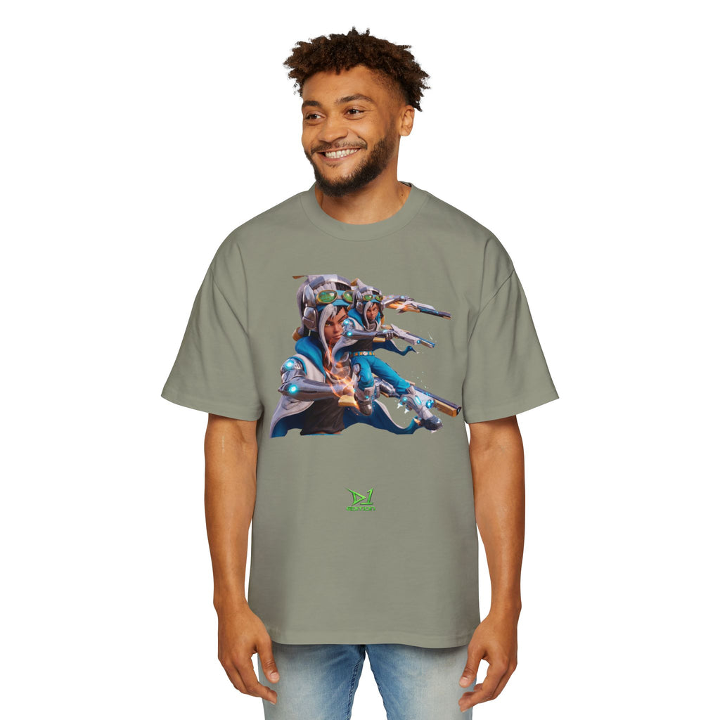 Oversized Graphic Tee — Aaron Ayuta - Character Print 2nd