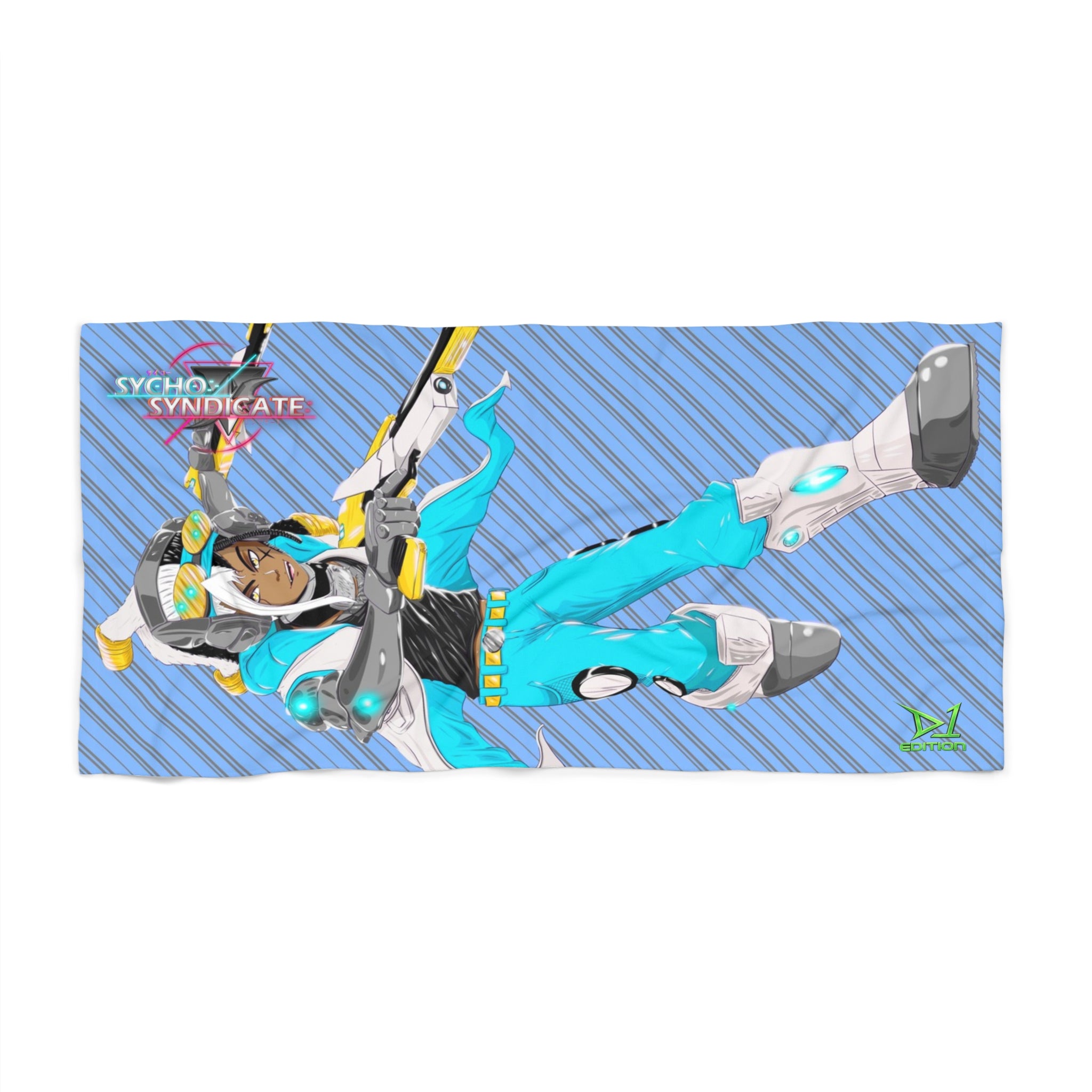 Sycho Syndicate - Aaron Ayuta Character - Beach Towel