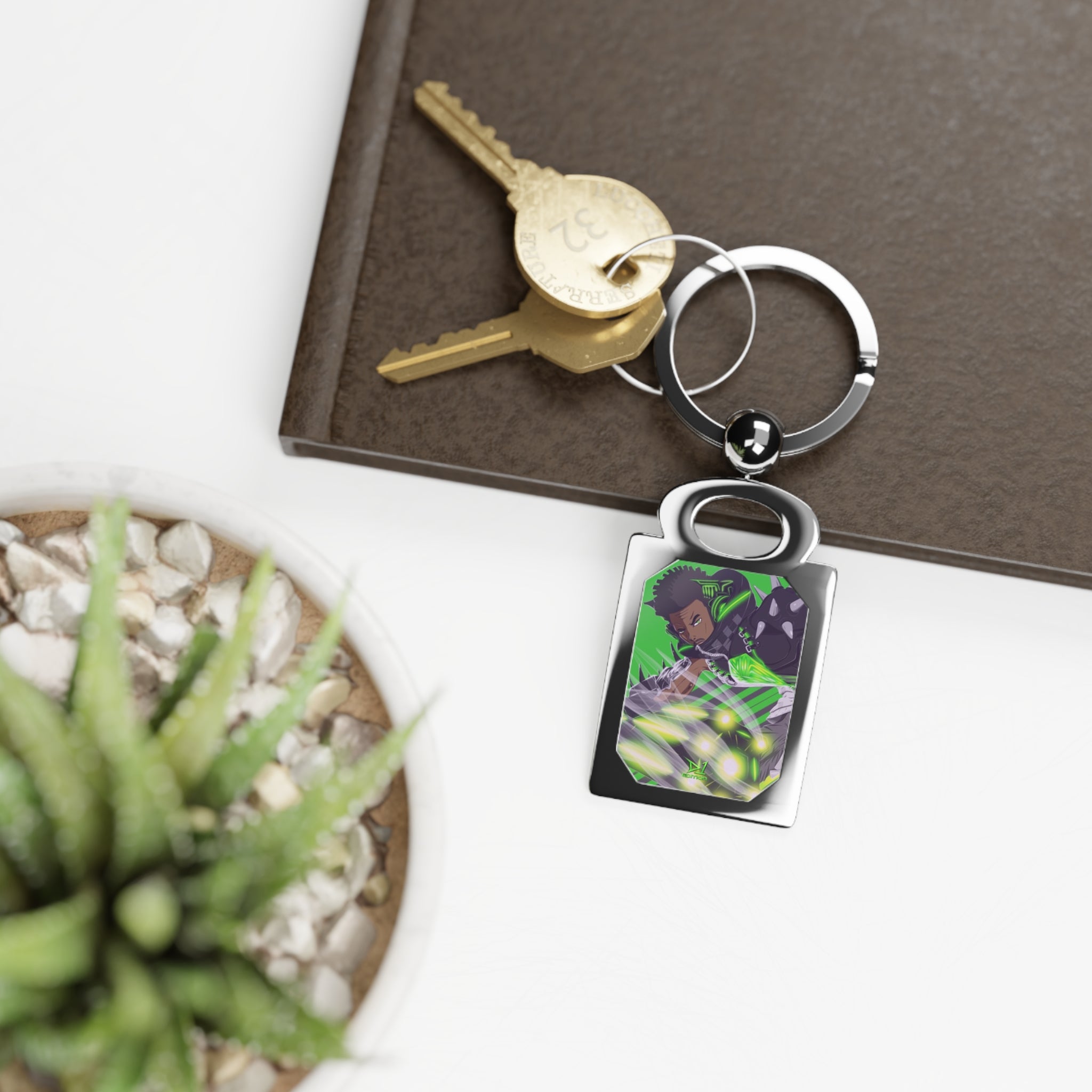 DayOne Character - Rectangle Photo Keyring
