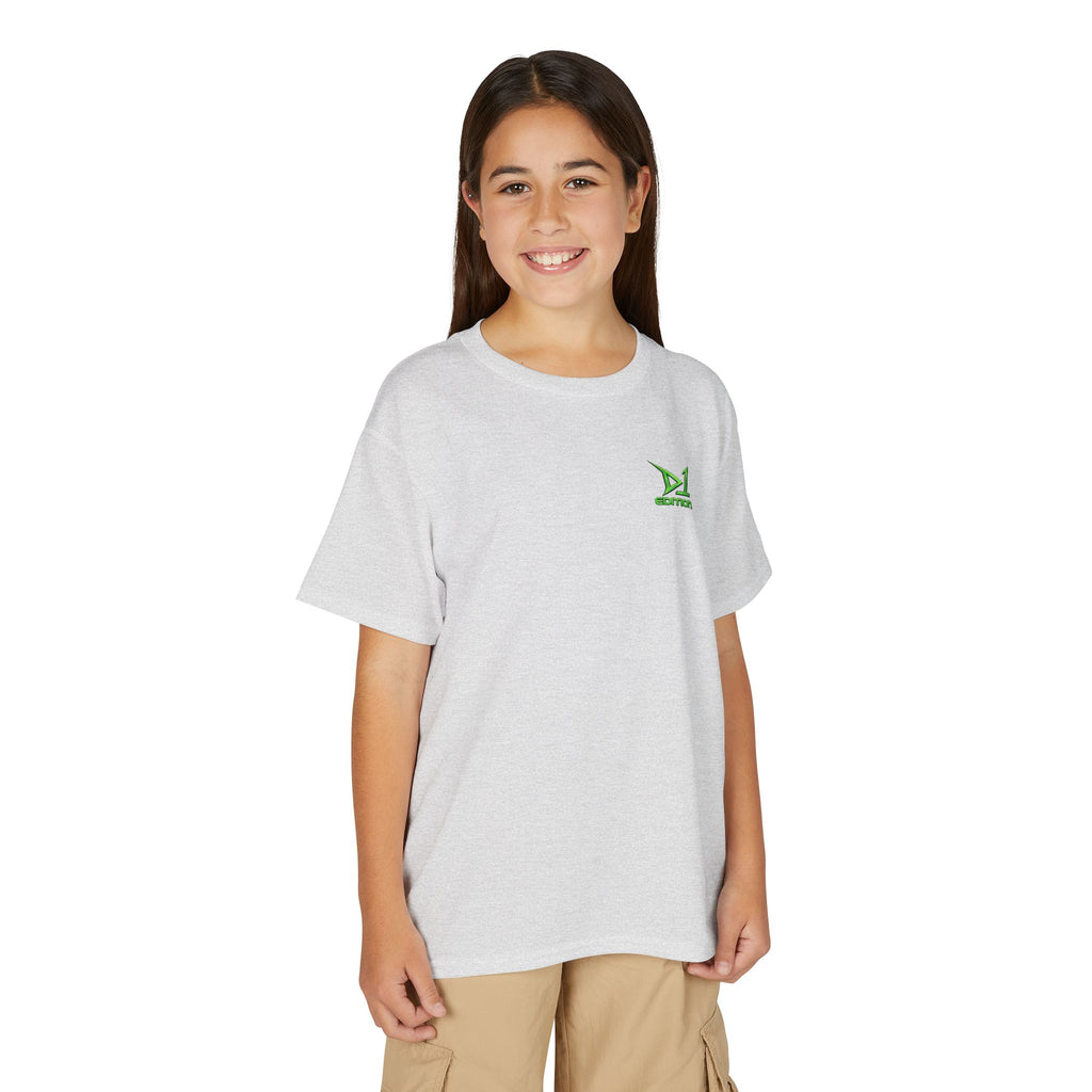 Youth T-Shirt — Green ‘D1 Edition’ Logo Chest Tee