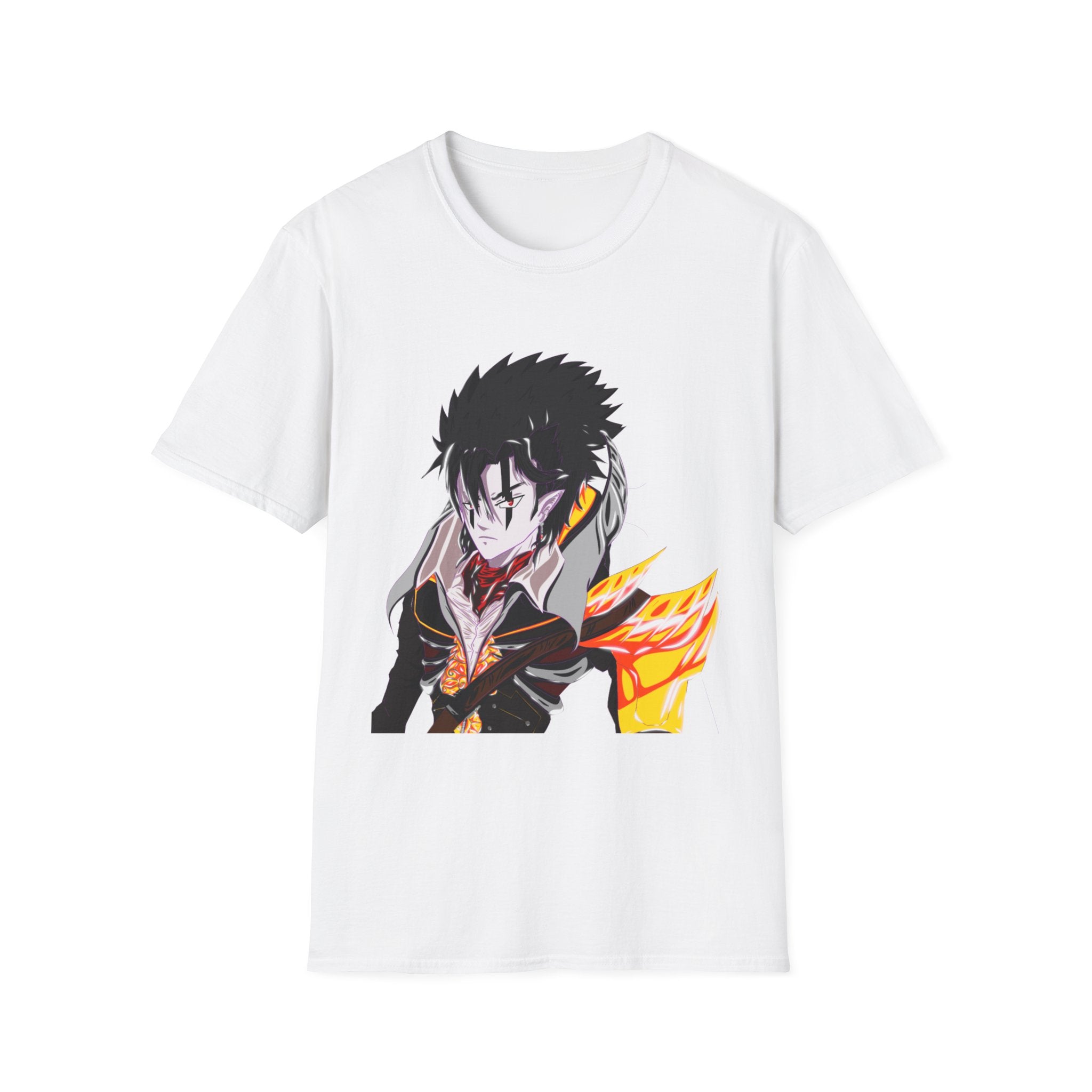 Sycho Syndicate - Agro - T-Shirt — Dark Hero Portrait with Fire Accent