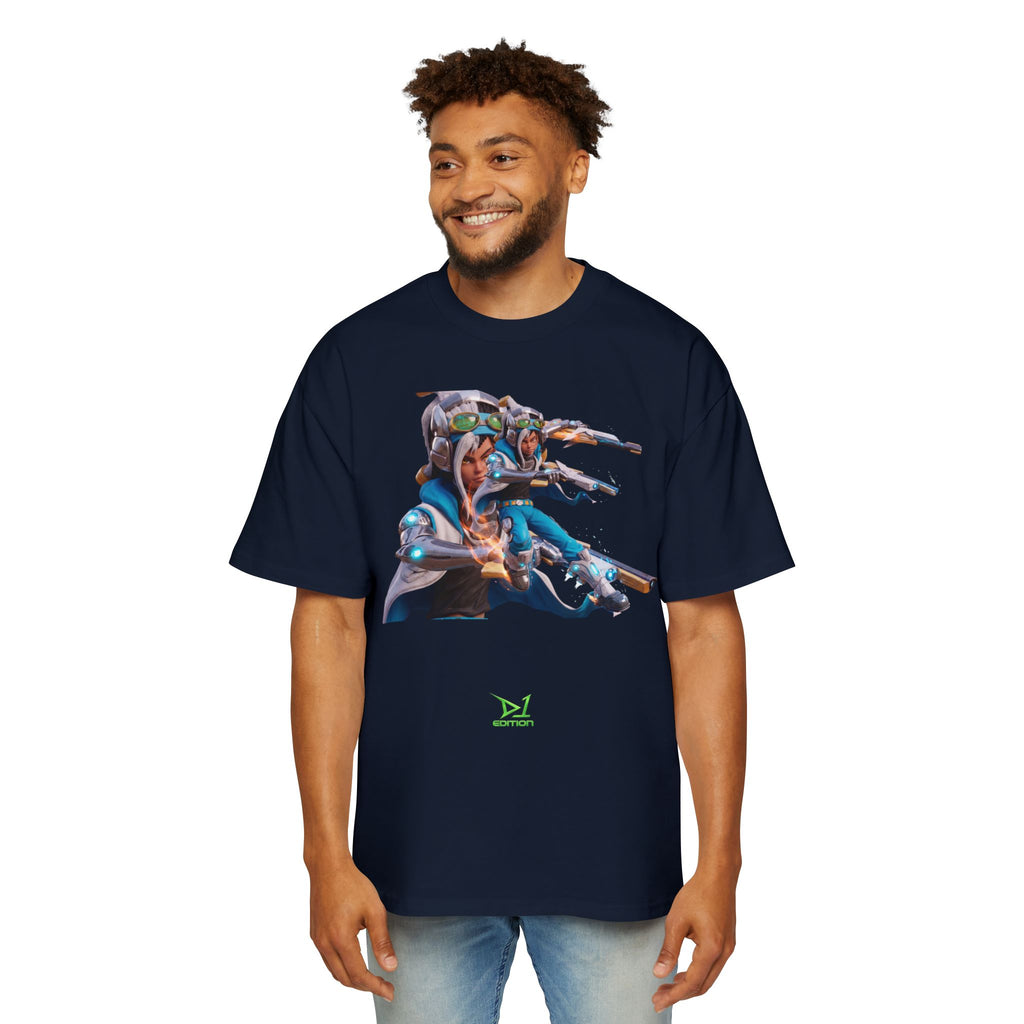 Oversized Graphic Tee — Aaron Ayuta - Character Print 2nd