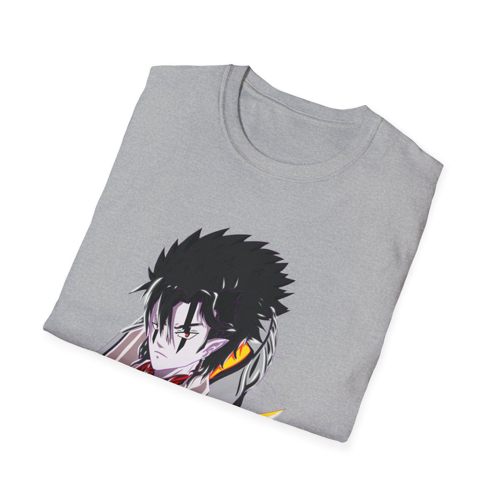 Sycho Syndicate - Agro - T-Shirt — Dark Hero Portrait with Fire Accent