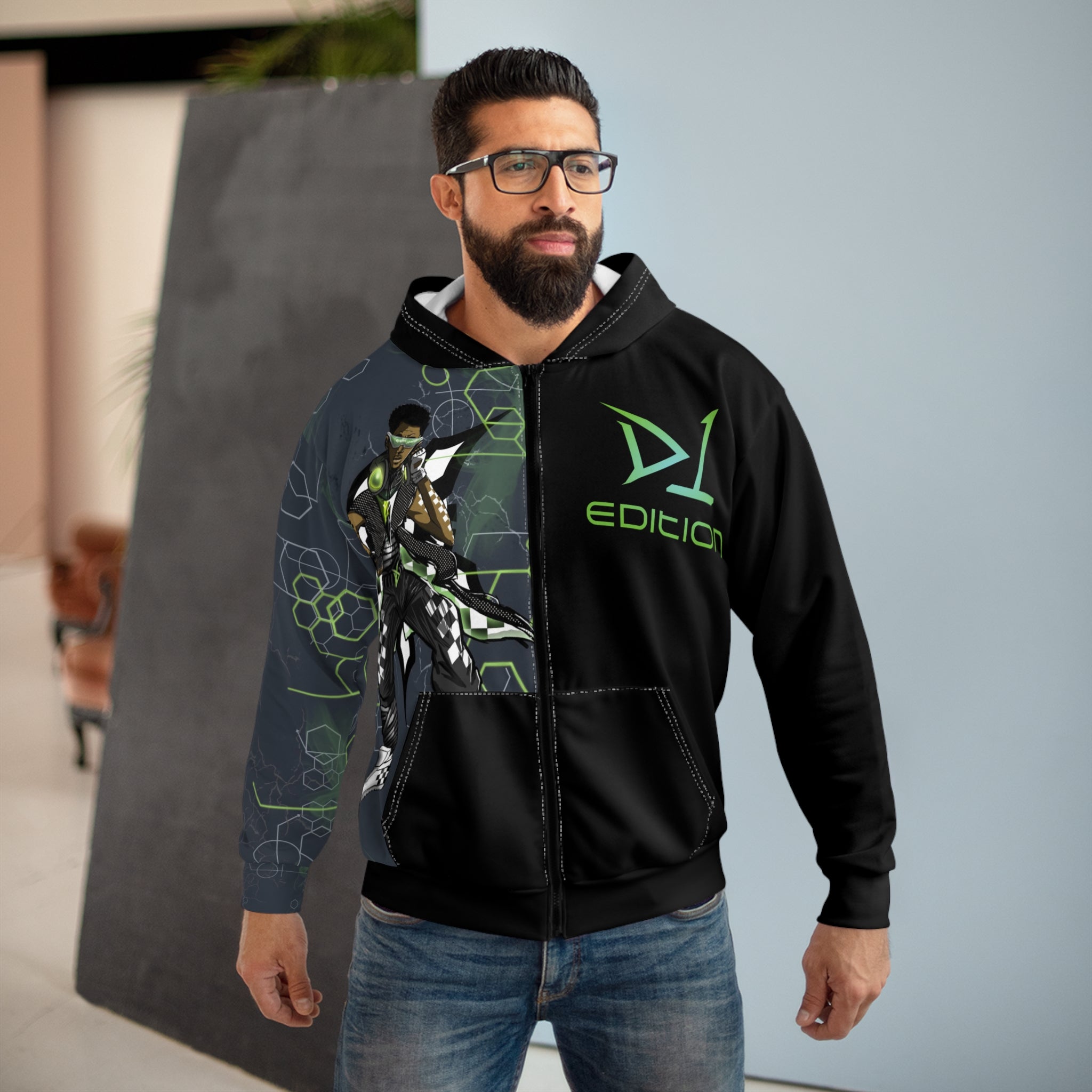 D1 Edition Unisex Zip Hoodie (AOP)