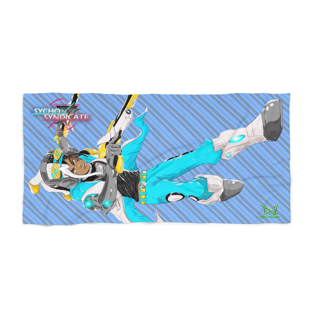 Sycho Syndicate - Aaron Ayuta Character - Beach Towel
