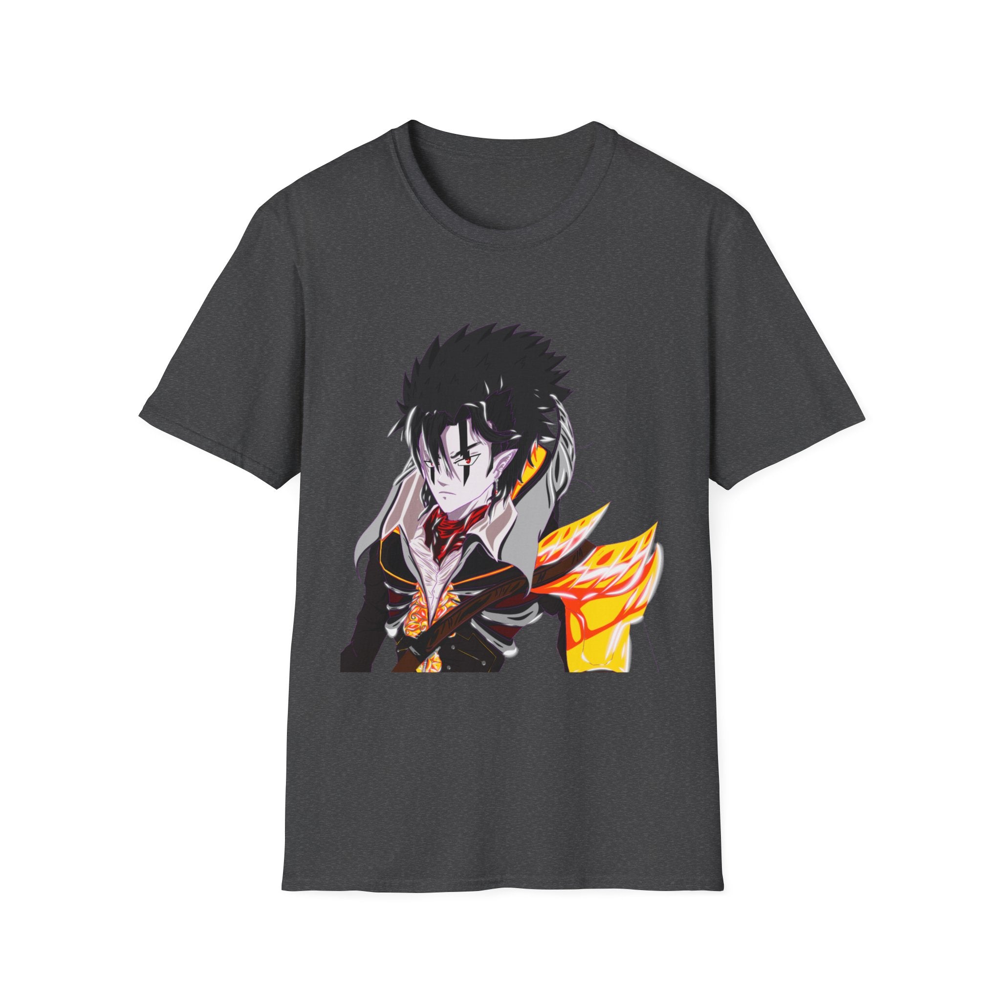 Sycho Syndicate - Agro - T-Shirt — Dark Hero Portrait with Fire Accent