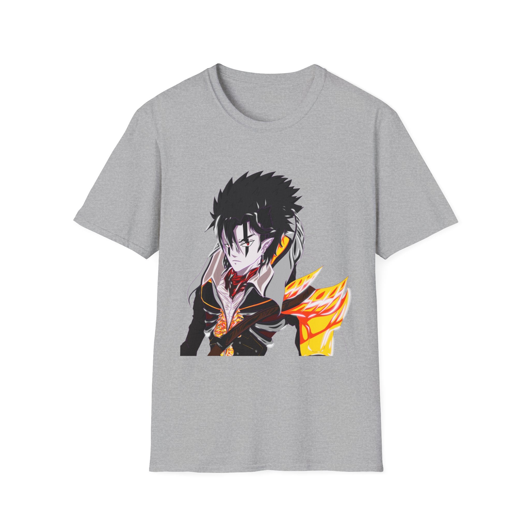 Sycho Syndicate - Agro - T-Shirt — Dark Hero Portrait with Fire Accent