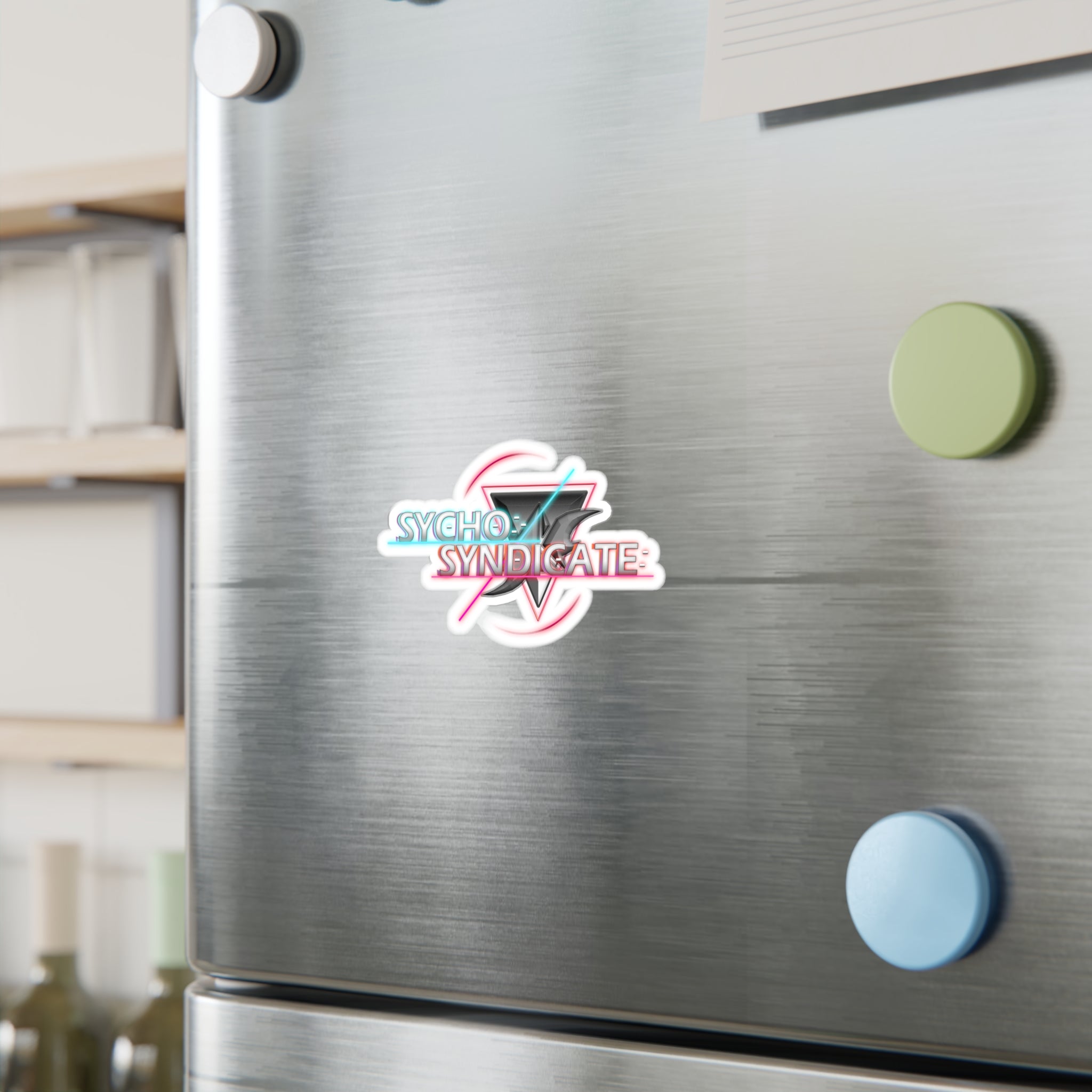 Sychotic Syndicate Title and Logo Sticker - Kiss-Cut Vinyl Decal