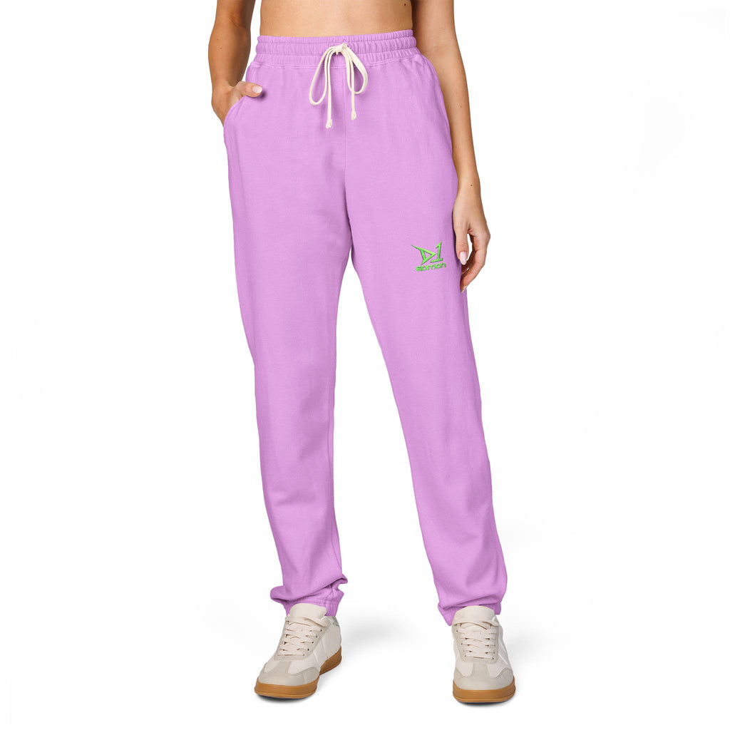 D1 Edition Joggers — Garment-Dyed Fleece Sweatpants