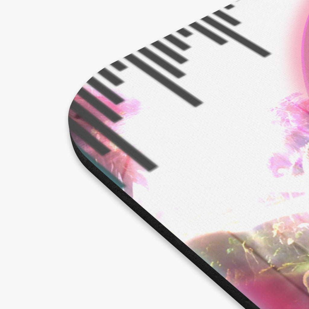 Sycho Syndicate characters collage Mouse Pad | colorful vaporwave soundwave design