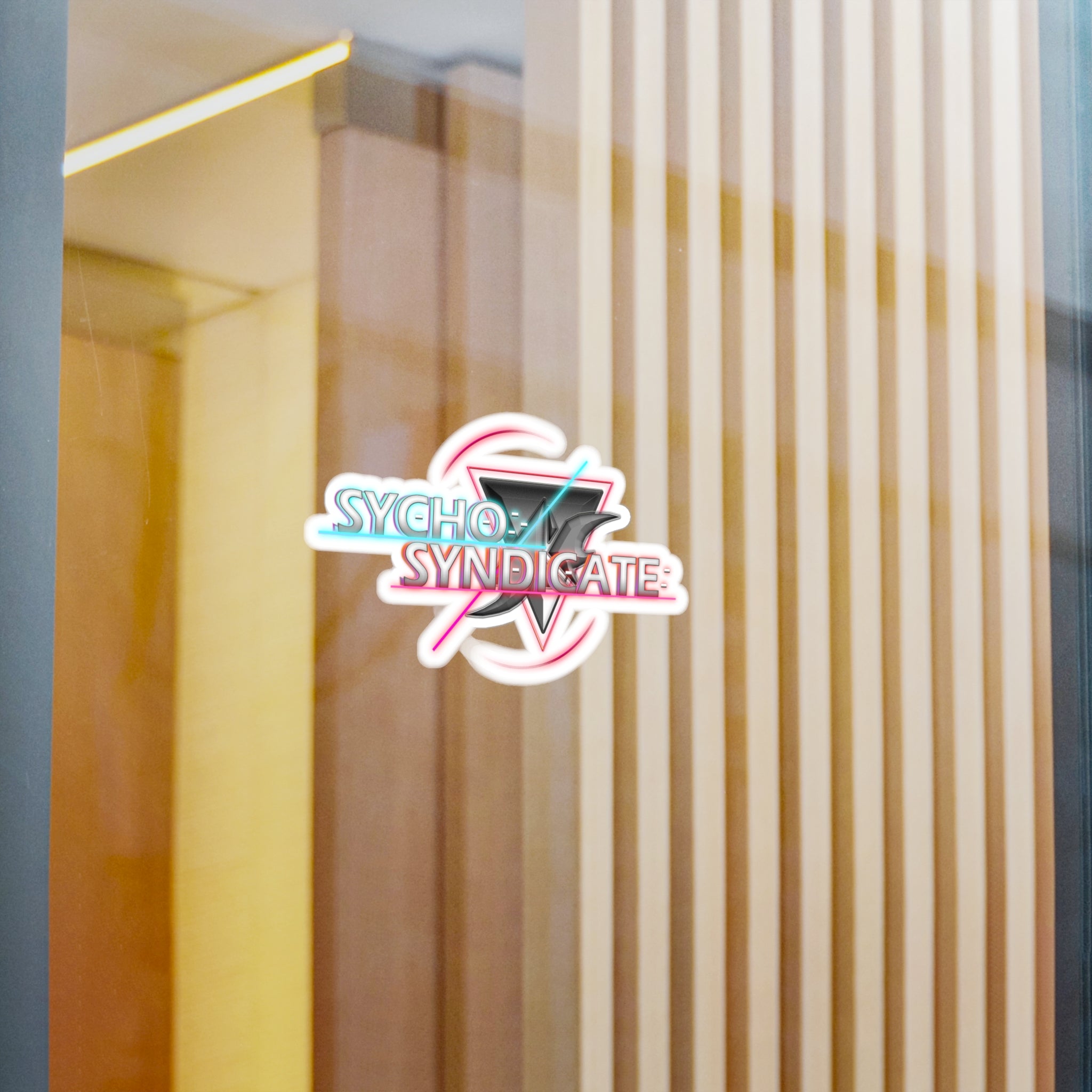 Sychotic Syndicate Title and Logo Sticker - Kiss-Cut Vinyl Decal