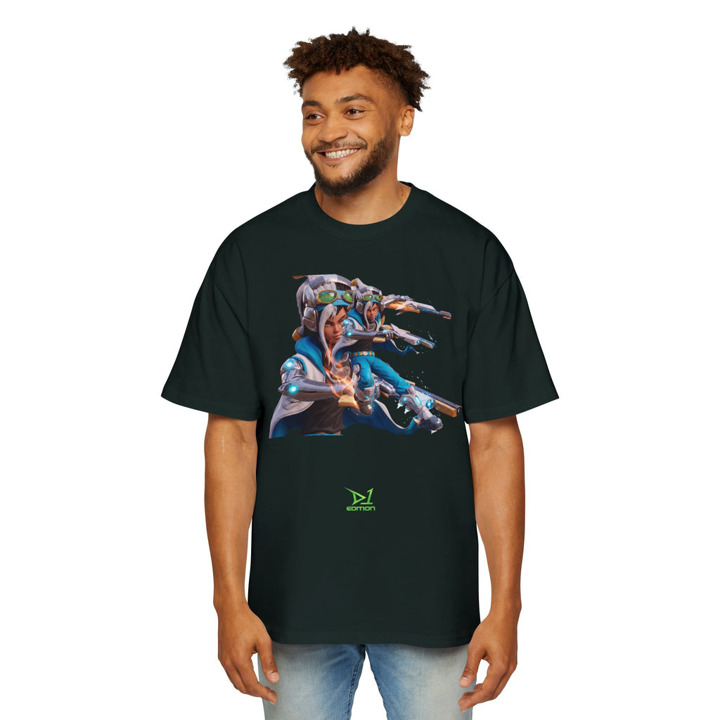 Oversized Graphic Tee — Aaron Ayuta - Character Print 2nd