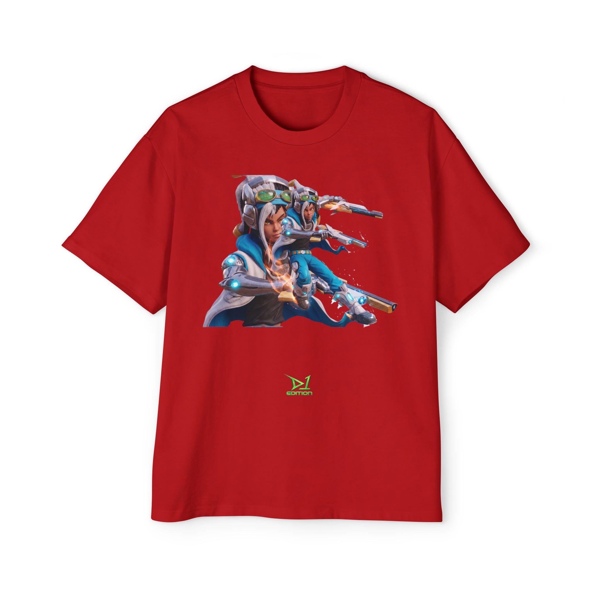Oversized Graphic Tee — Aaron Ayuta - Character Print 2nd