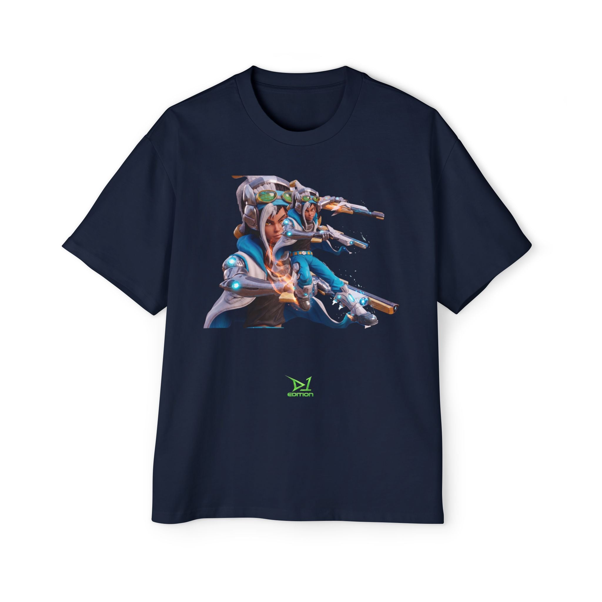Oversized Graphic Tee — Aaron Ayuta - Character Print 2nd