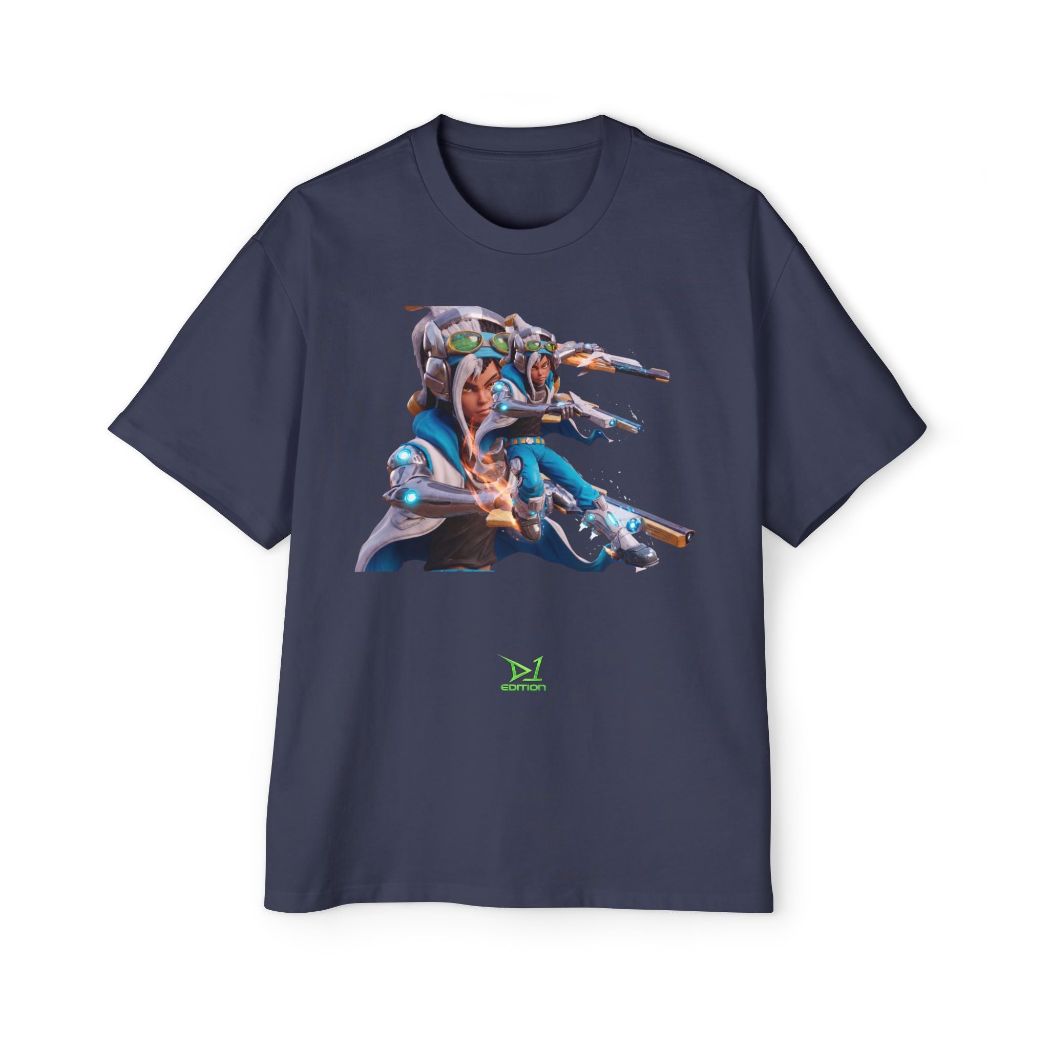 Oversized Graphic Tee — Aaron Ayuta - Character Print 2nd