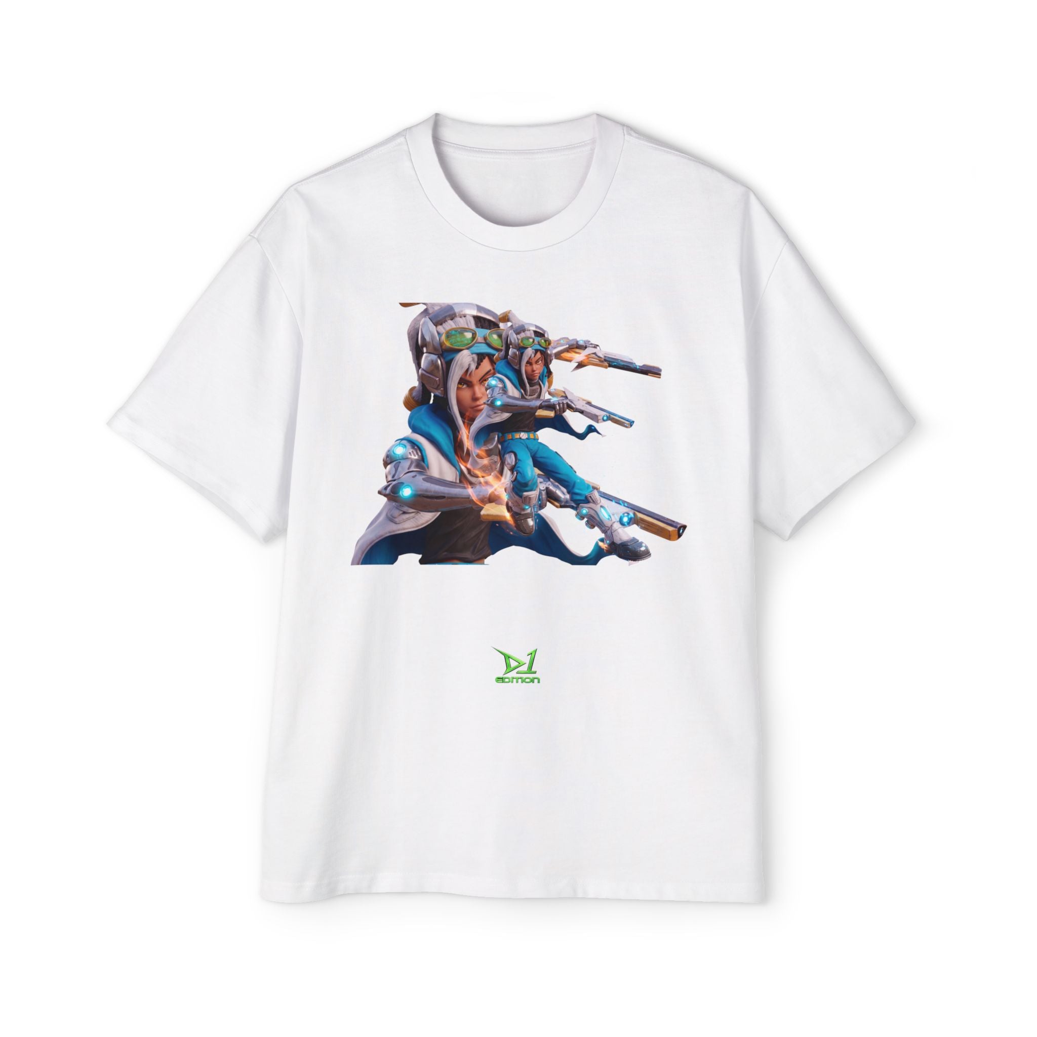 Oversized Graphic Tee — Aaron Ayuta - Character Print 2nd