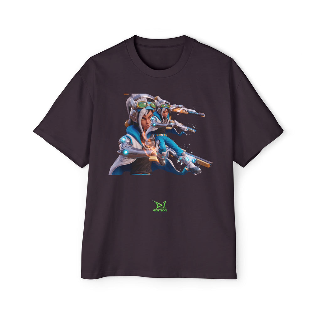 Oversized Graphic Tee — Aaron Ayuta - Character Print 2nd