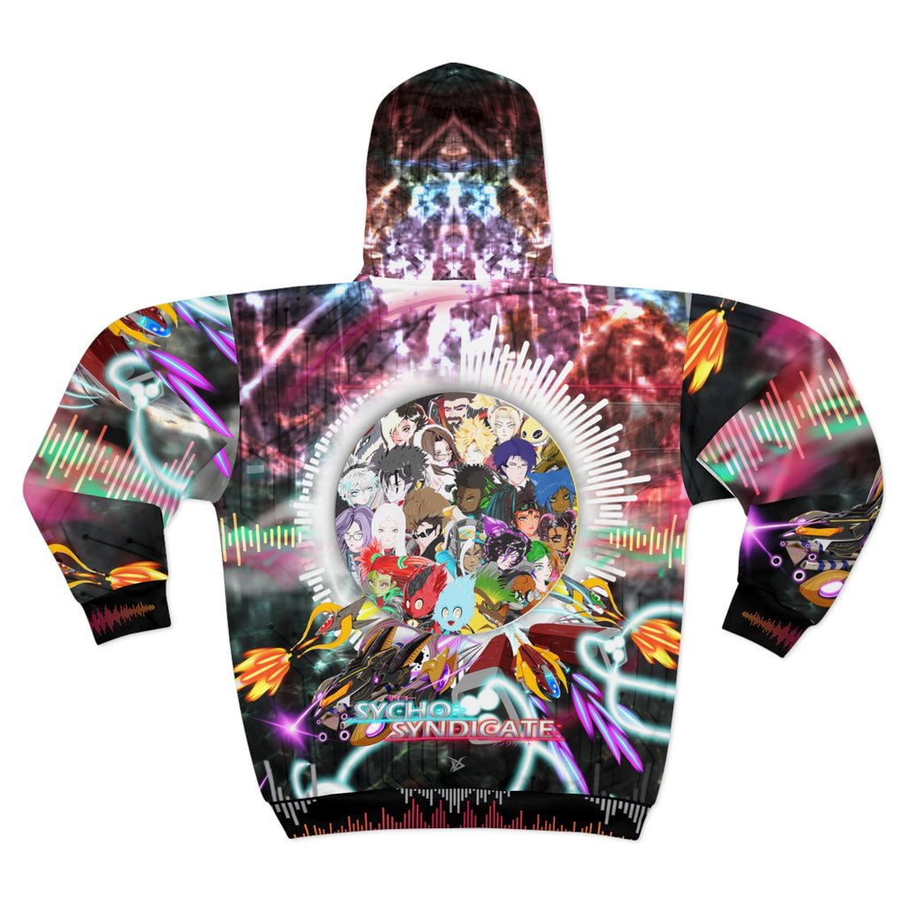 Sycho Syndicate Team v2 Unisex Zip Hoodie (AOP)