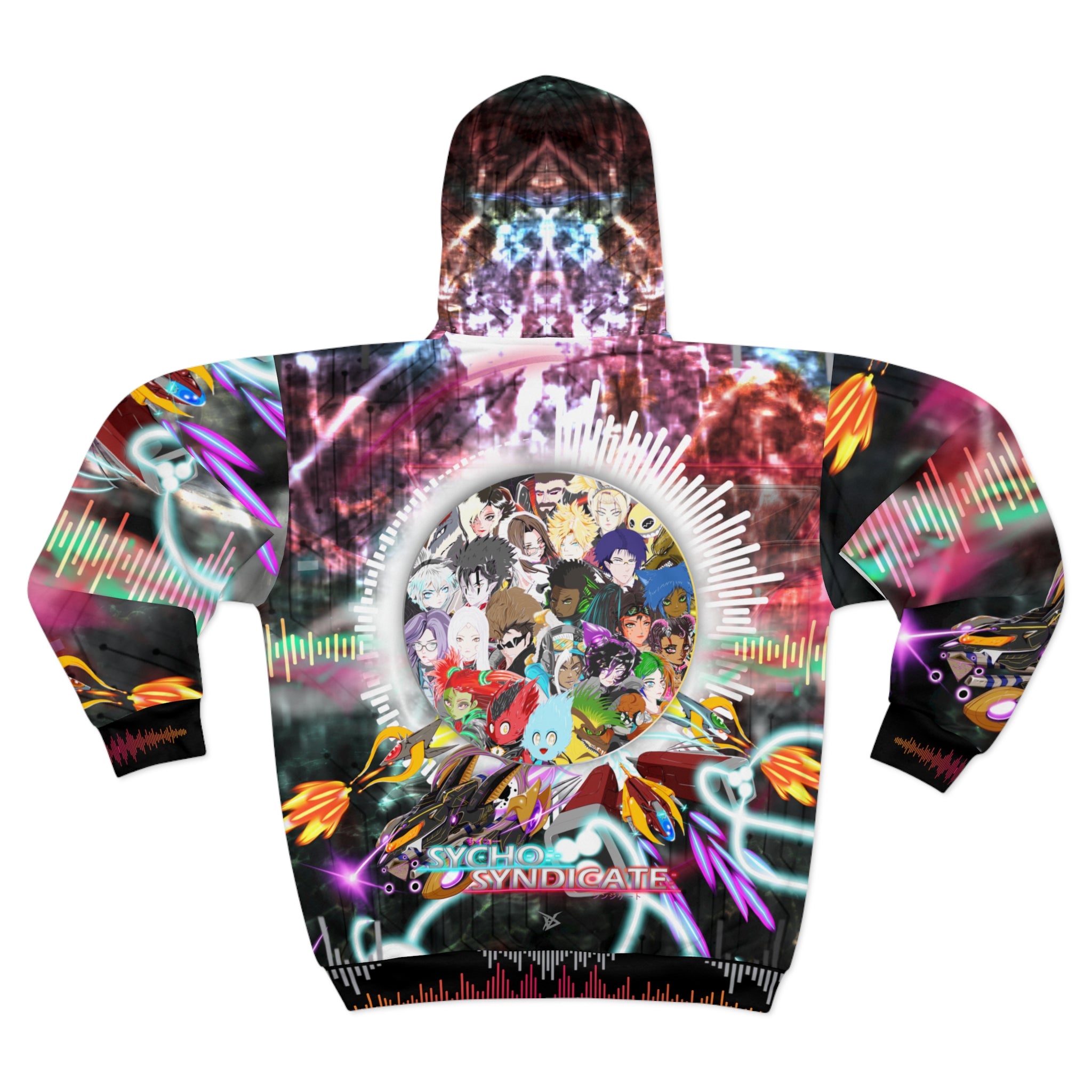 Sycho Syndicate Team v2 Unisex Zip Hoodie (AOP)