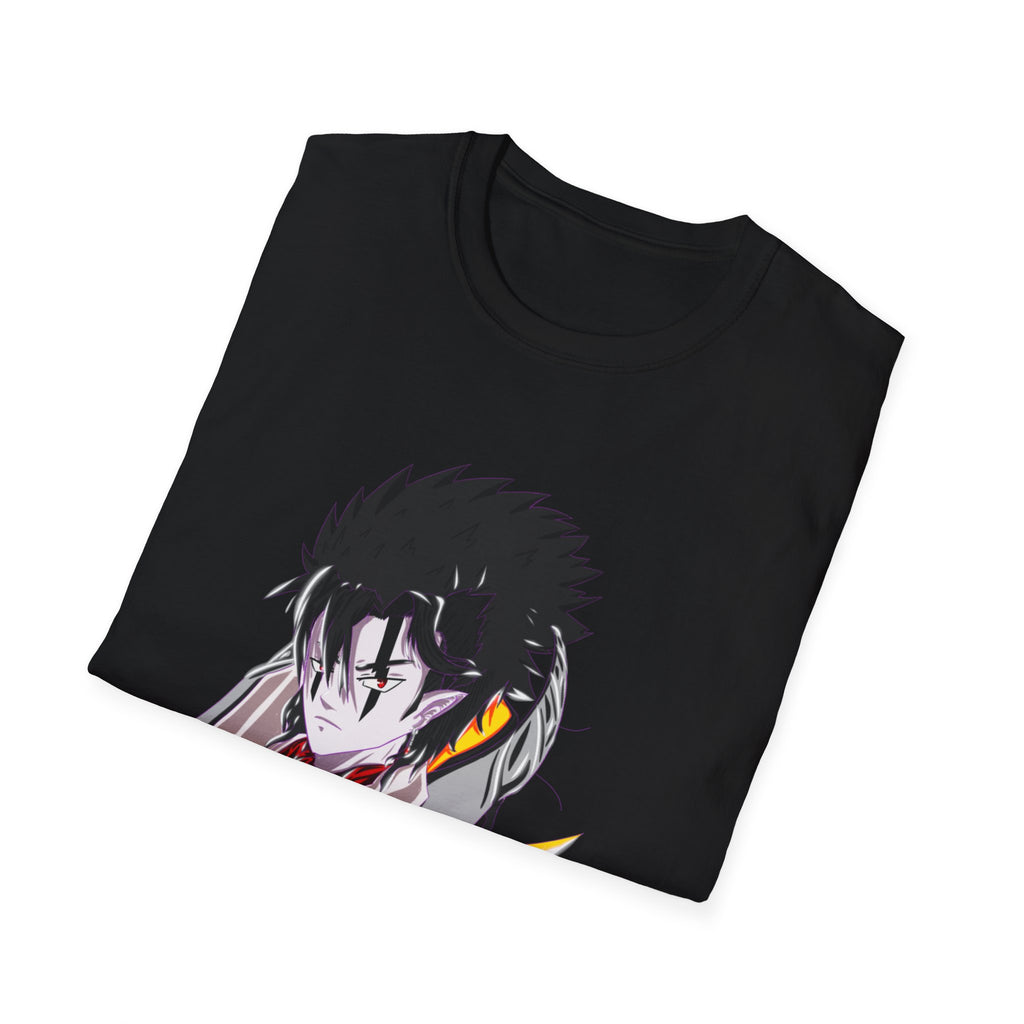 Sycho Syndicate - Agro - T-Shirt — Dark Hero Portrait with Fire Accent