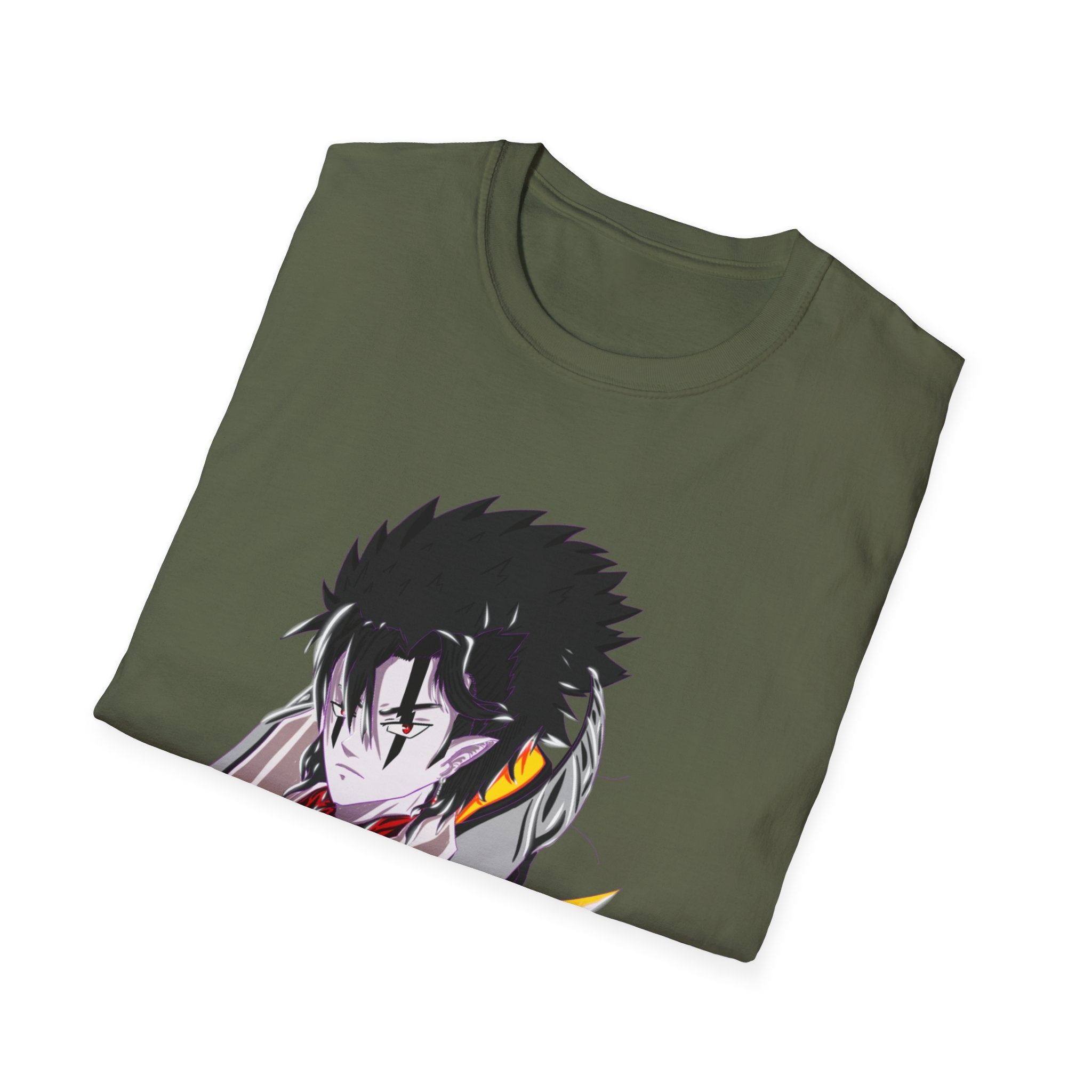 Sycho Syndicate - Agro - T-Shirt — Dark Hero Portrait with Fire Accent