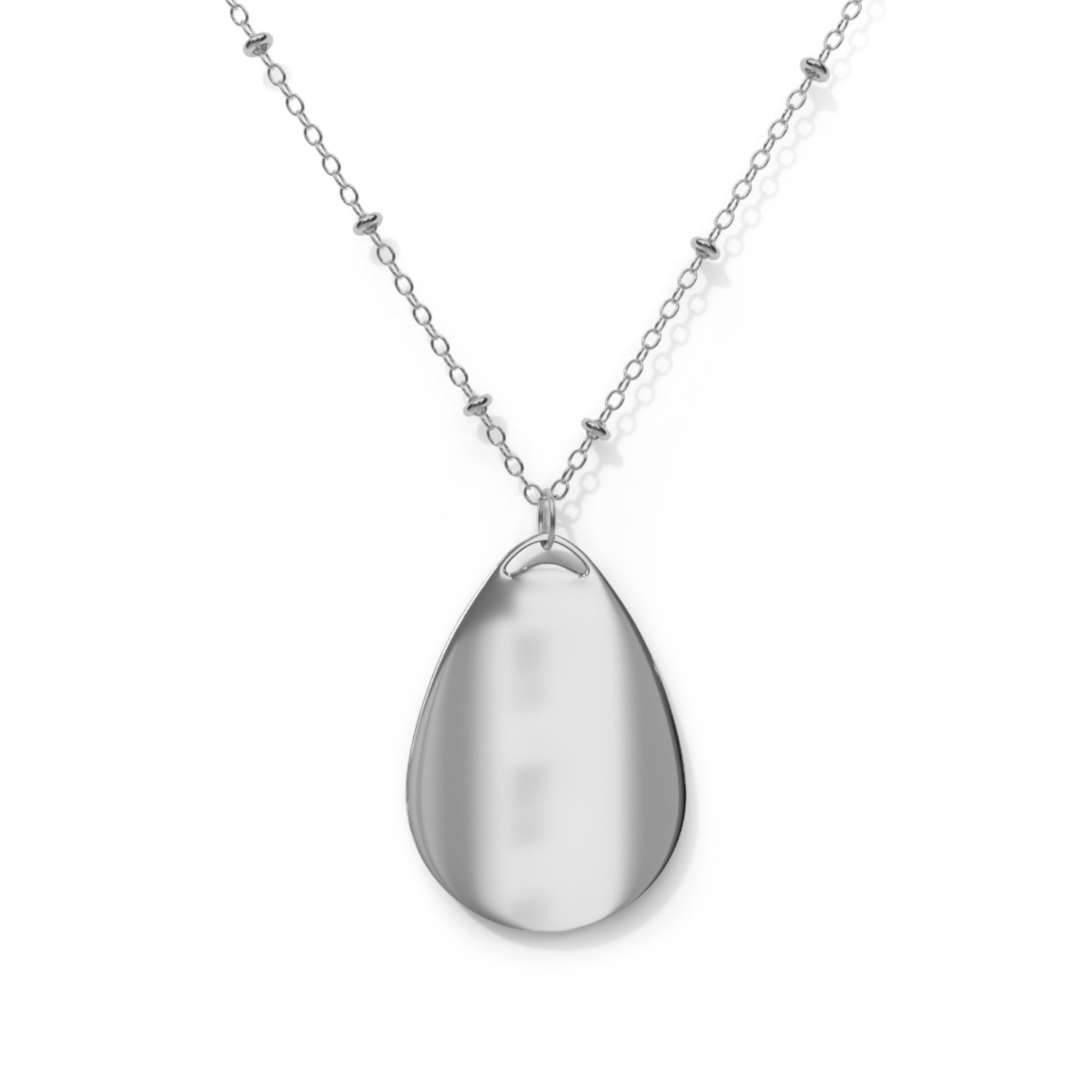 Portrait Oval Necklace — Alane Character Pendant