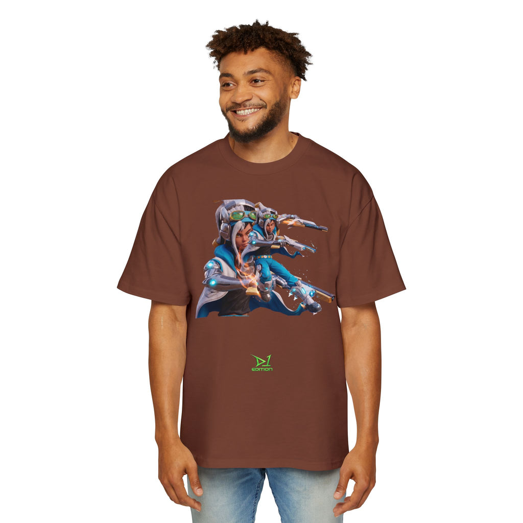 Oversized Graphic Tee — Aaron Ayuta - Character Print 2nd