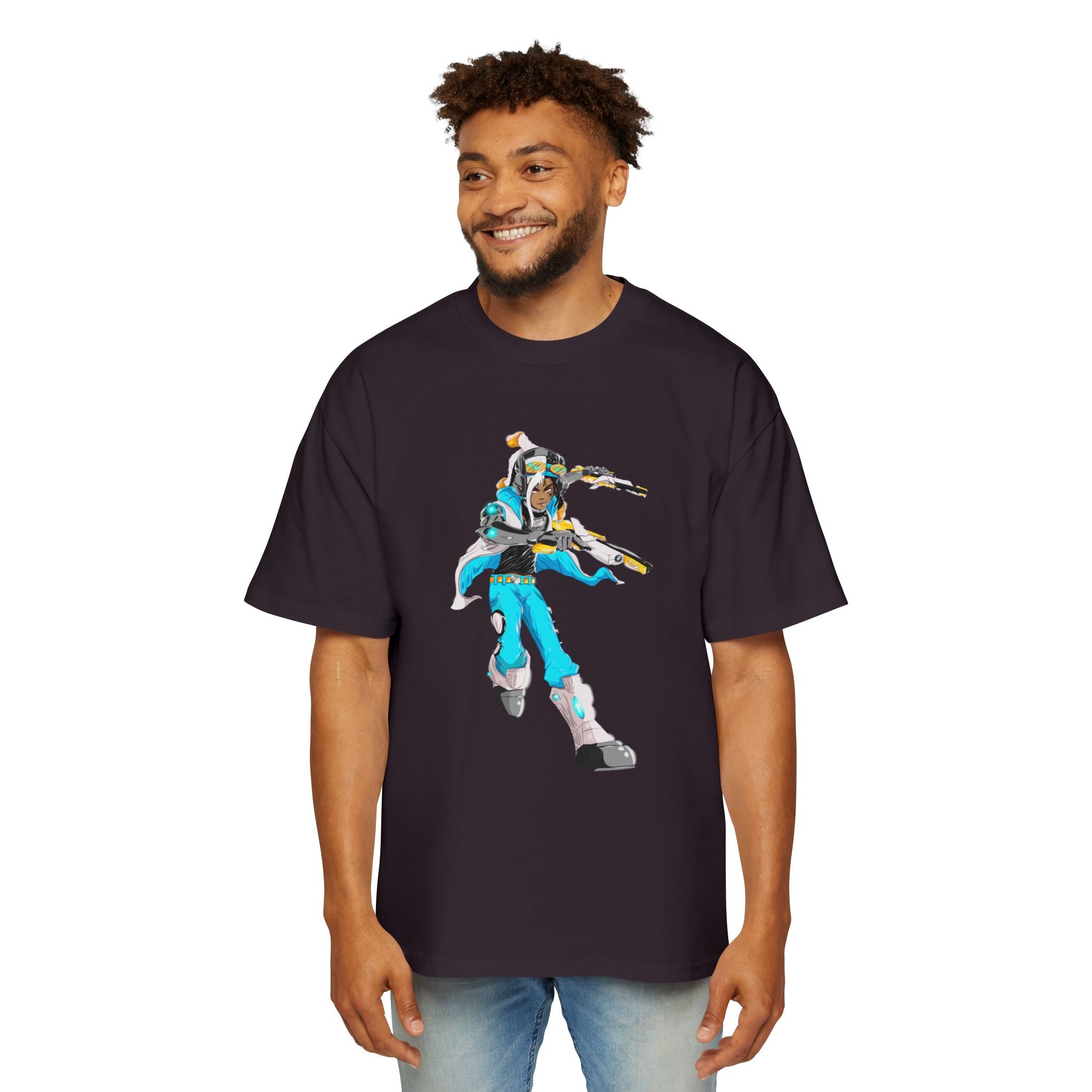Oversized Graphic Tee — Aaron Ayuta - Character Print