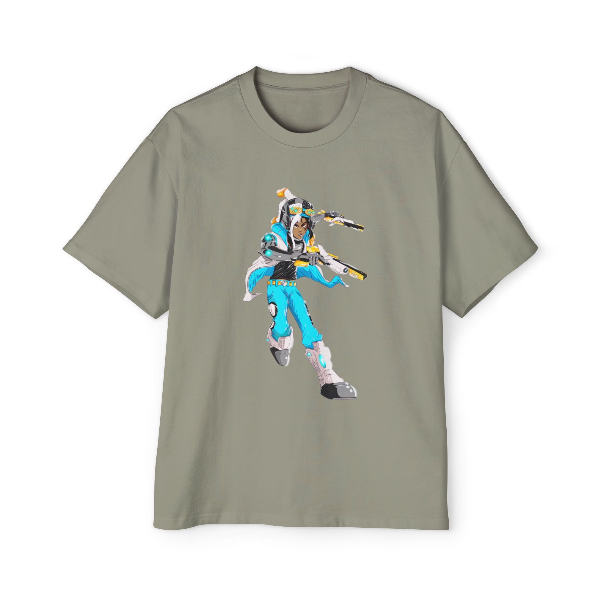 Oversized Graphic Tee — Aaron Ayuta - Character Print