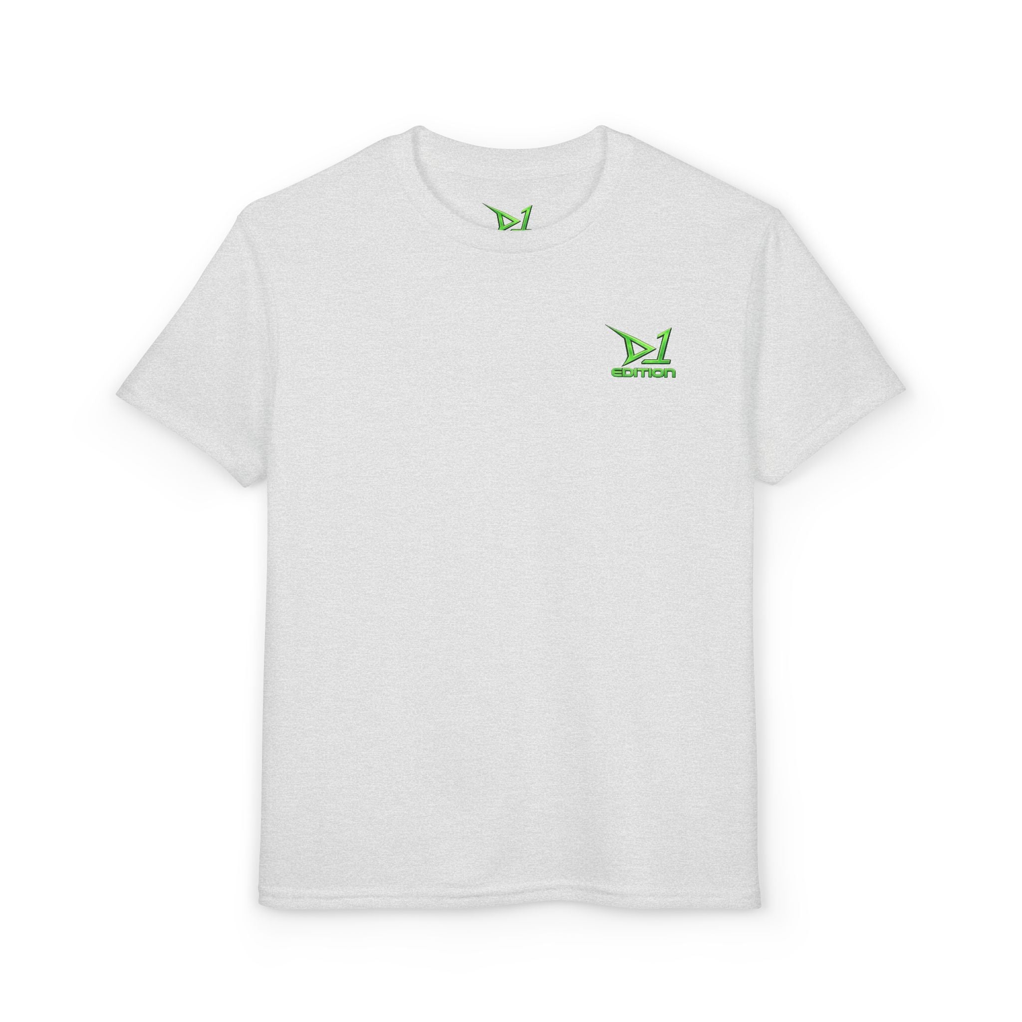 Youth T-Shirt — Green ‘D1 Edition’ Logo Chest Tee