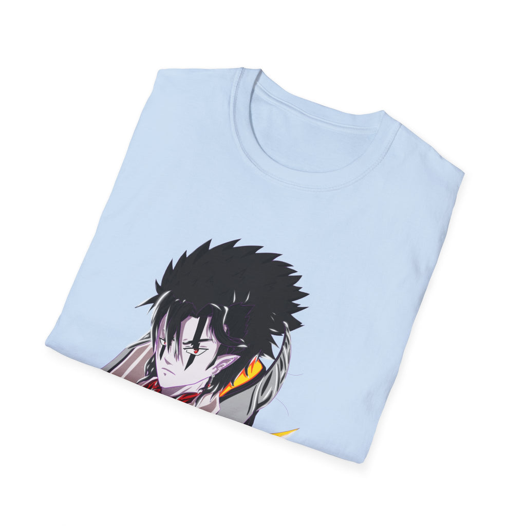 Sycho Syndicate - Agro - T-Shirt — Dark Hero Portrait with Fire Accent