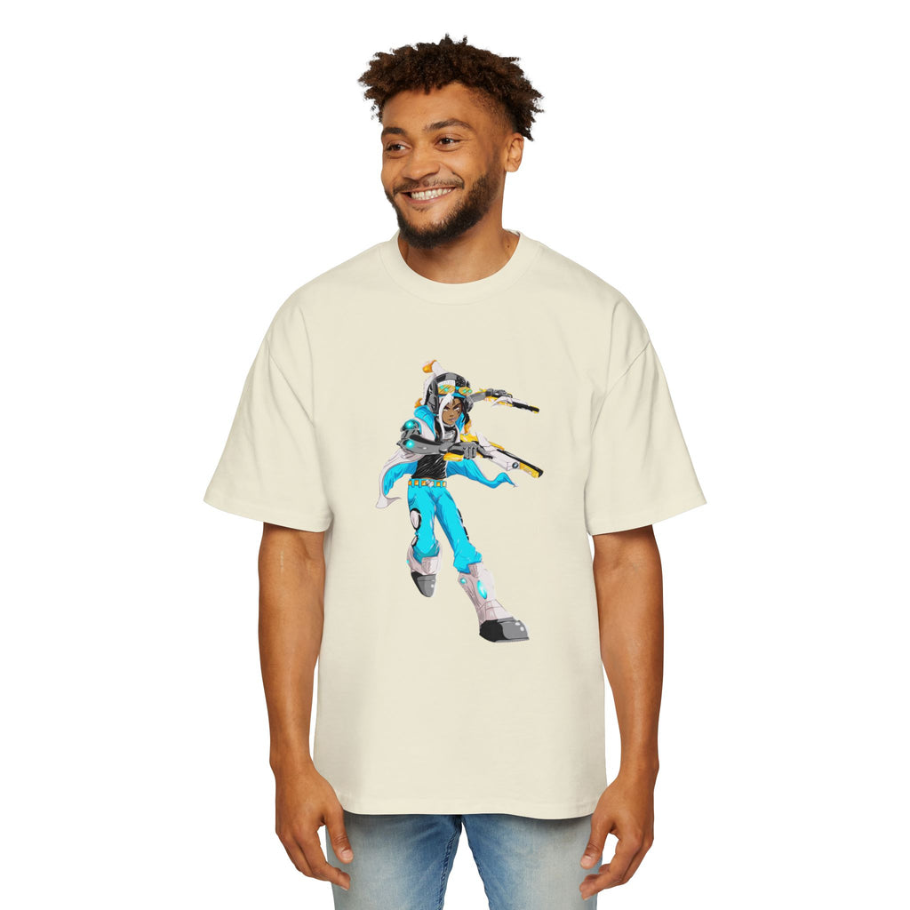 Oversized Graphic Tee — Aaron Ayuta - Character Print