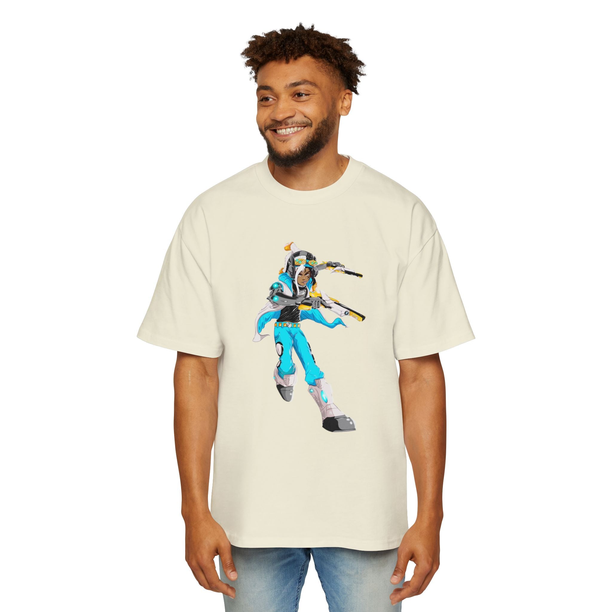 Oversized Graphic Tee — Aaron Ayuta - Character Print