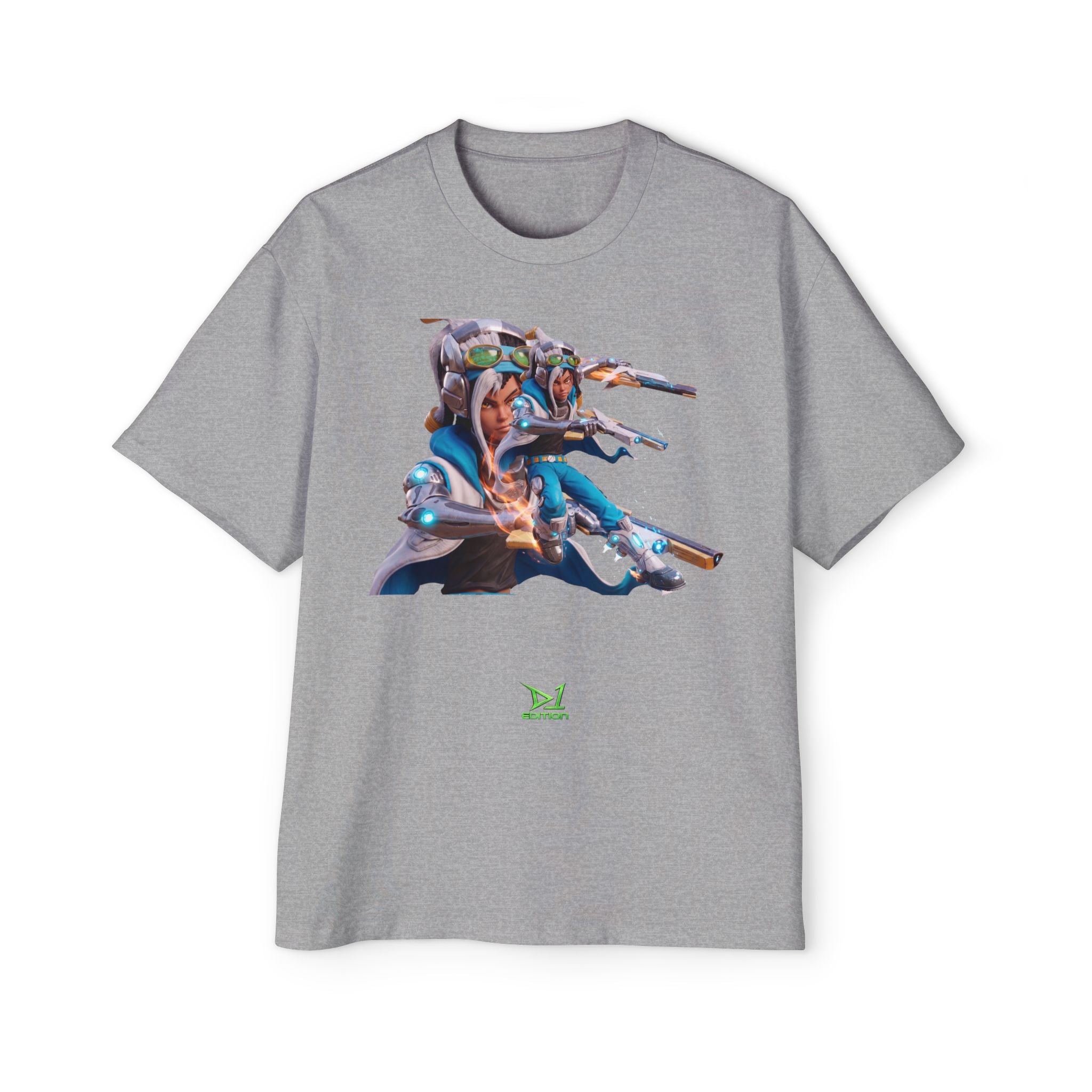 Oversized Graphic Tee — Aaron Ayuta - Character Print 2nd