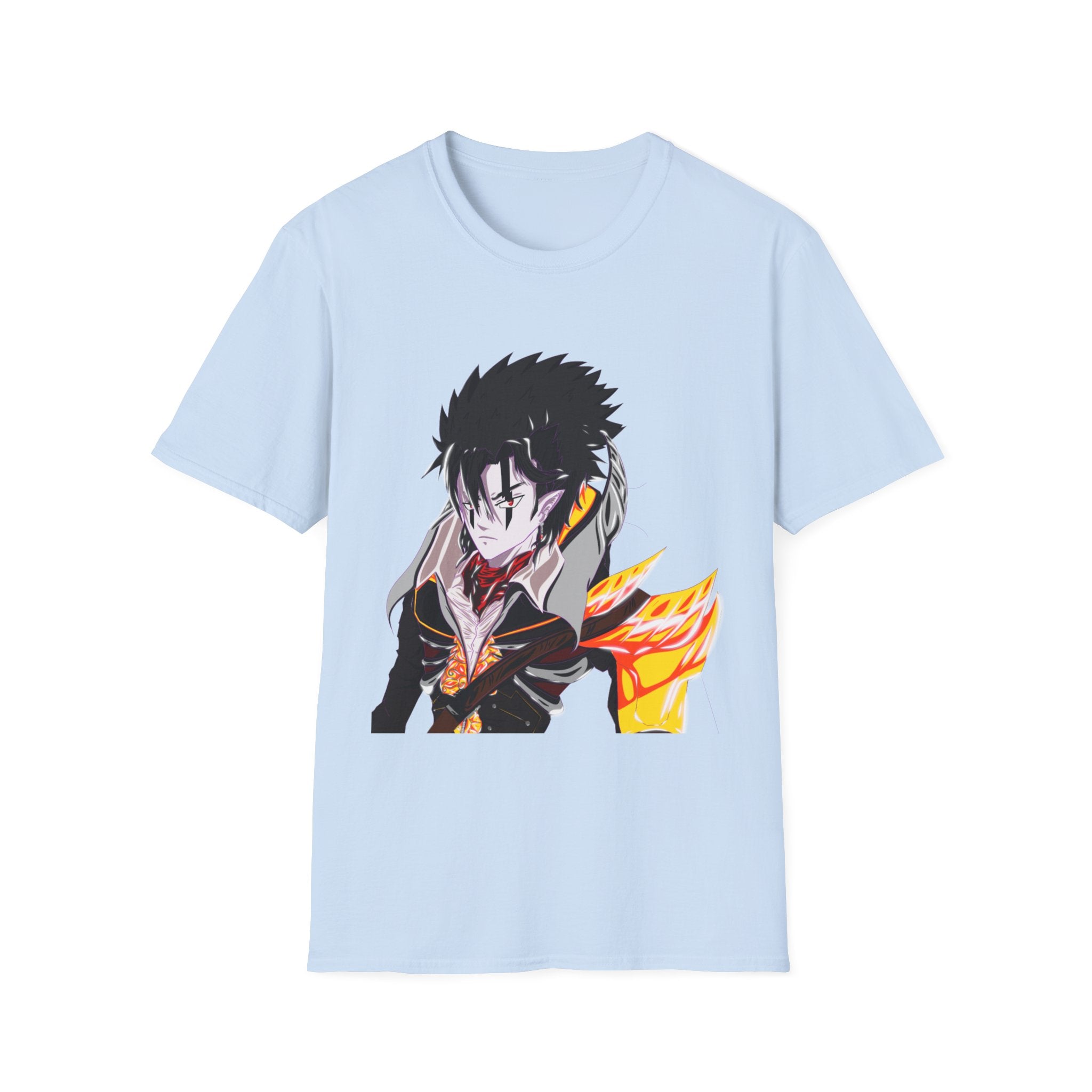 Sycho Syndicate - Agro - T-Shirt — Dark Hero Portrait with Fire Accent